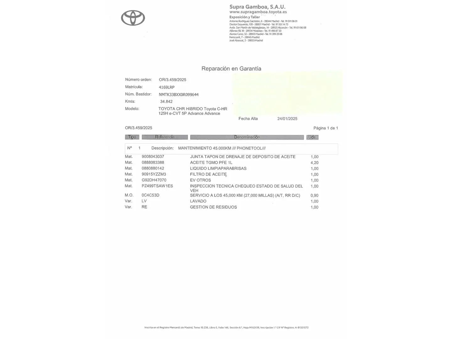 Foto Toyota C-HR Toyota C-HR 1.8 125H Advance (122 CV)