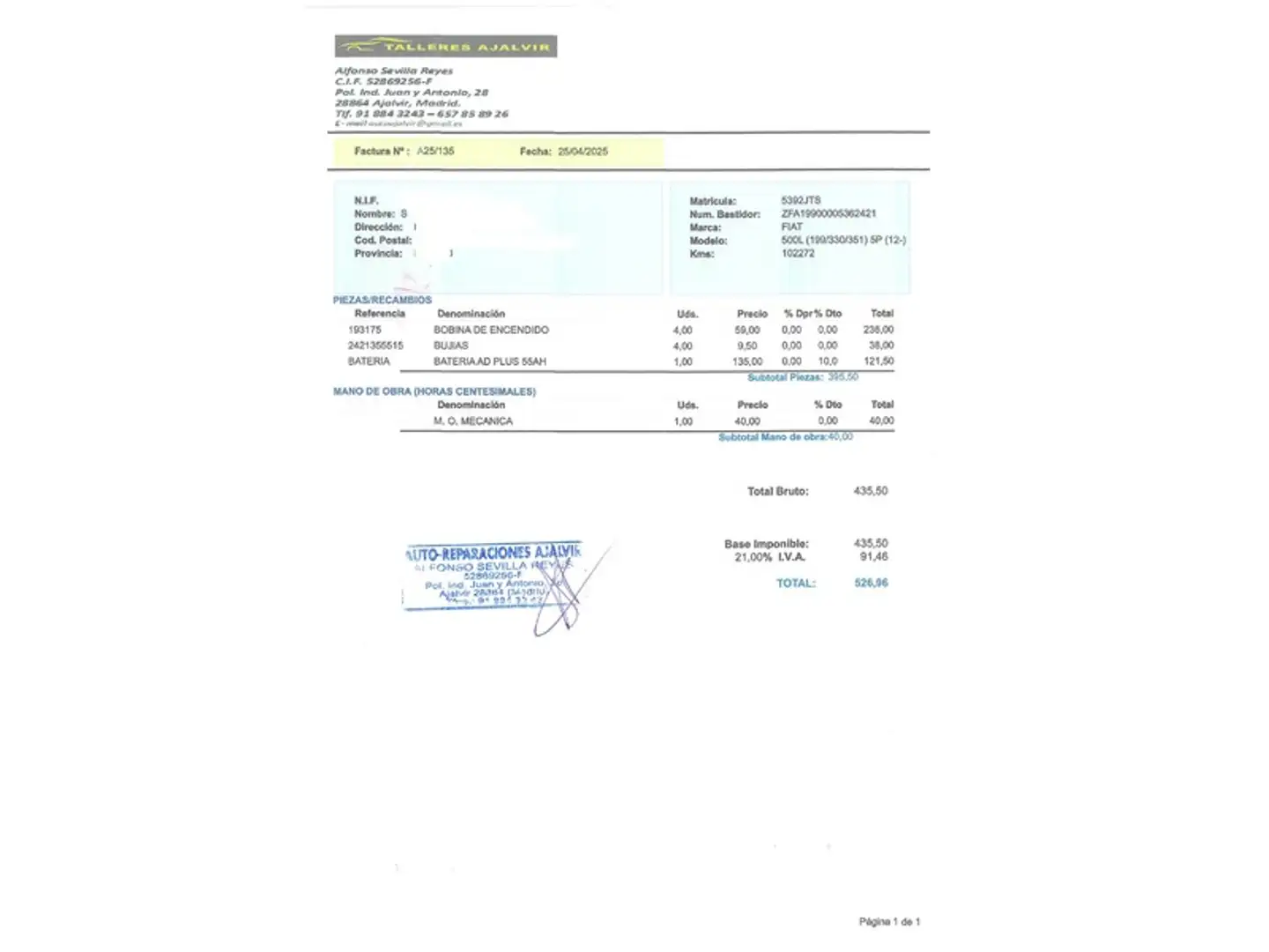 Foto Fiat 500L Fiat 500L 1.4 Pop Star (95 CV)