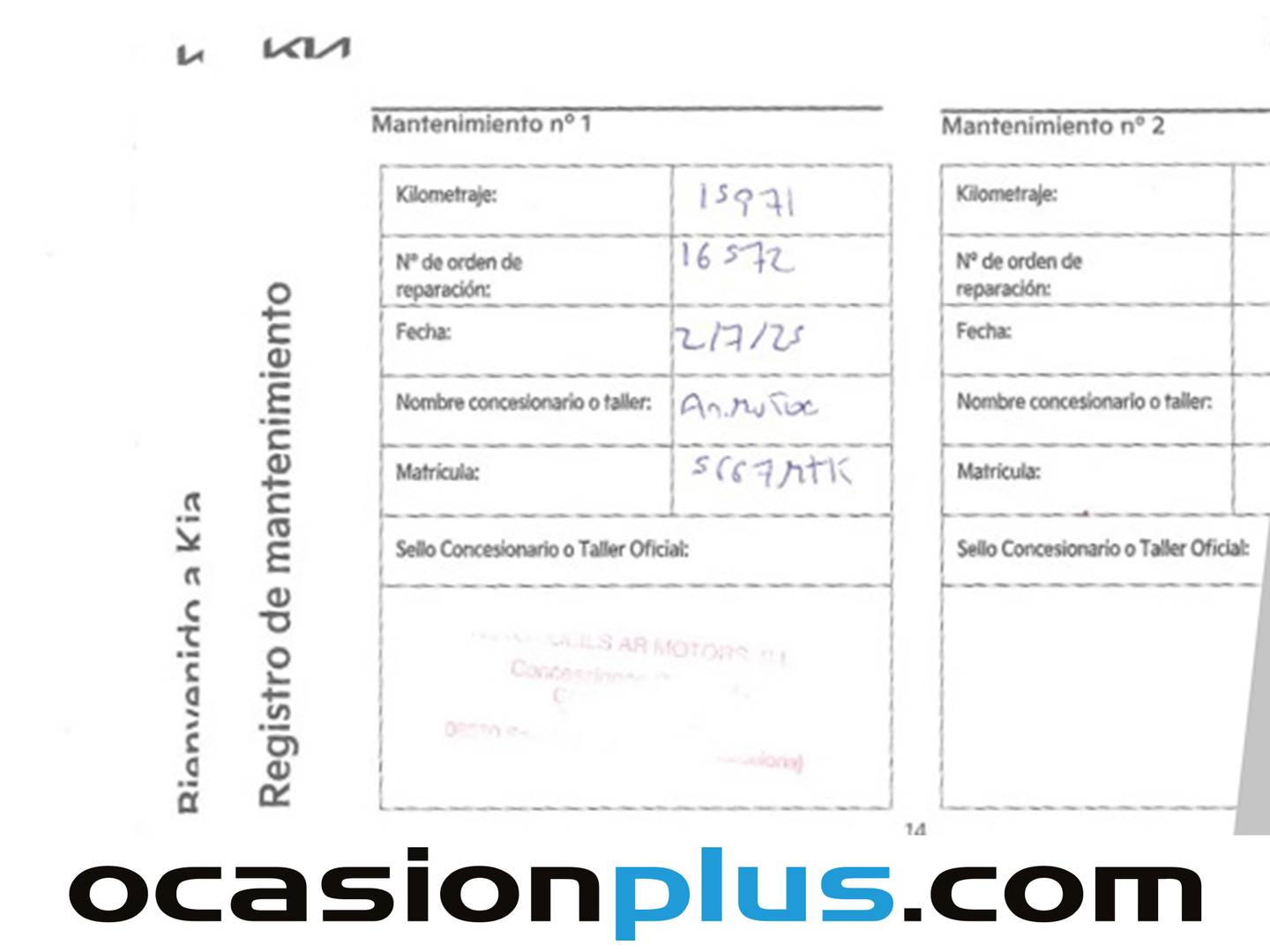 Foto del mantenimiento del KIA Niro KIA Niro 1.6 GDi HEV Drive (141 CV)