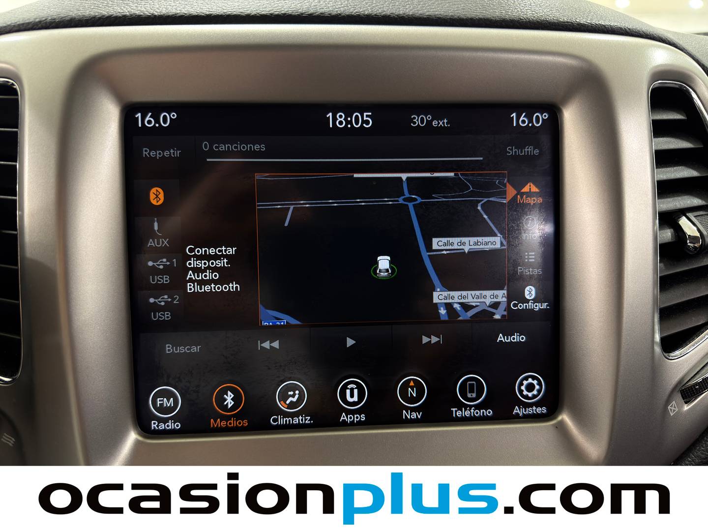 Equipamiento del Jeep Compass Jeep Compass 1.4 Multiair Longitude 4x2 (140 CV)