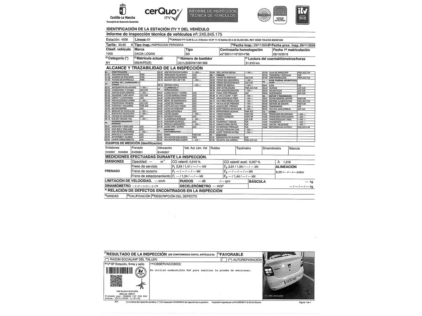 Foto Dacia Logan Dacia Logan TCE 90 GLP Essential (90 CV)