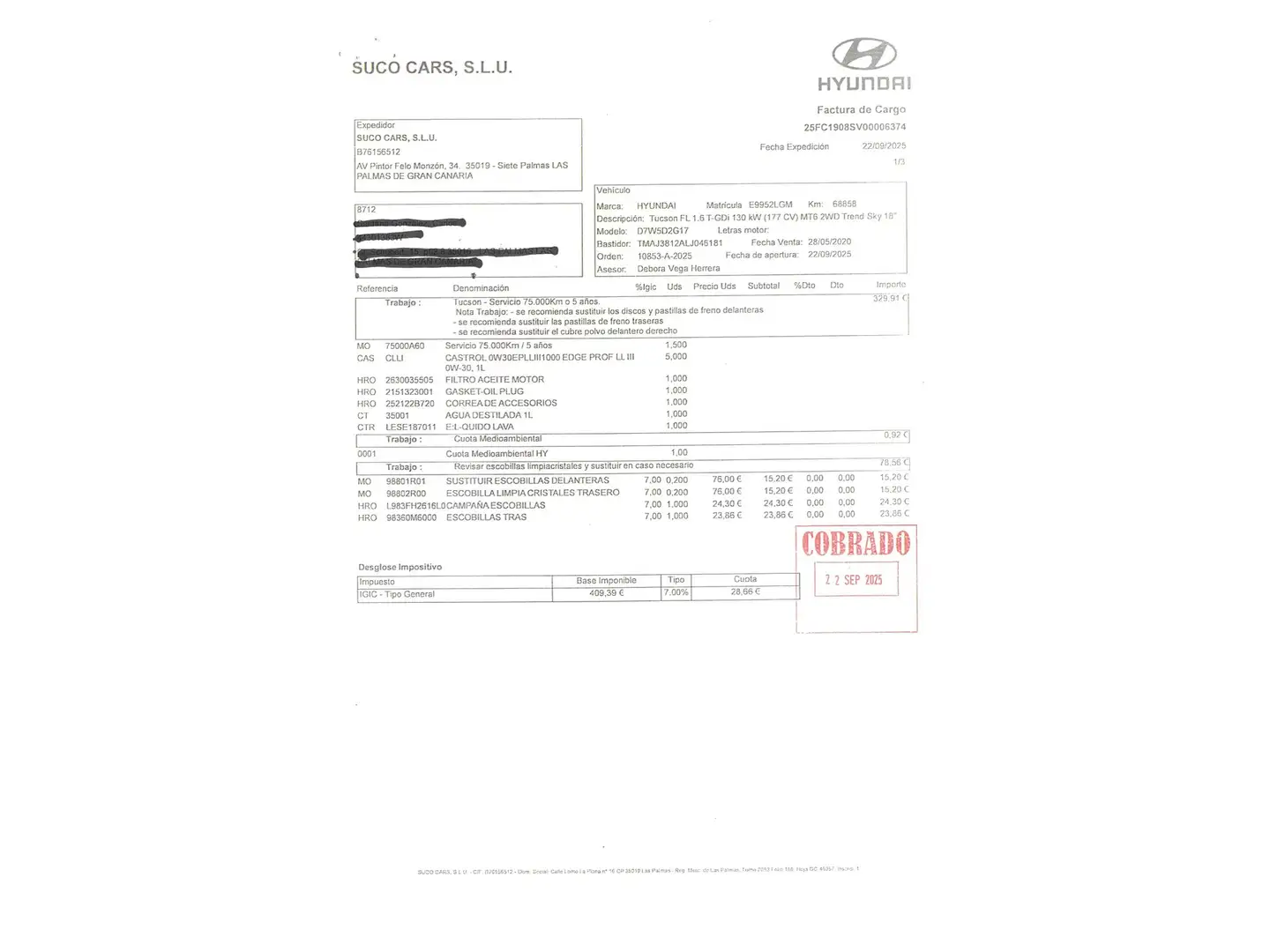 Foto Hyundai Tucson Hyundai Tucson 1.6 TGDI Klass Sky 4x2  (177 CV)