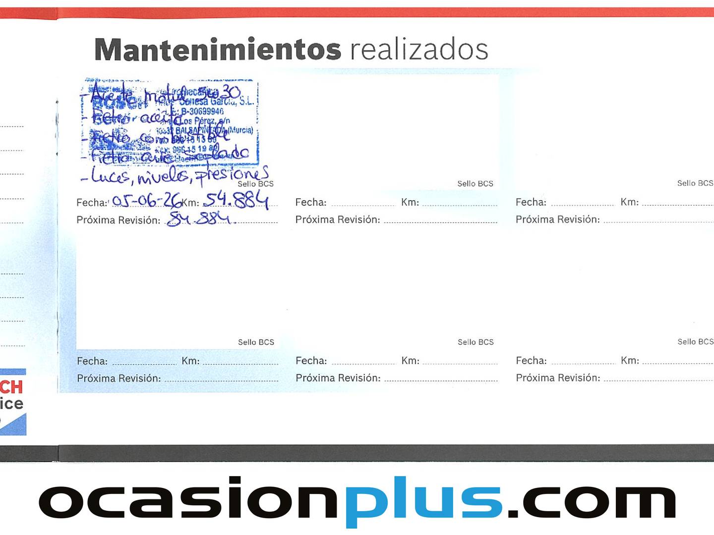 Foto del mantenimiento del KIA Sportage KIA Sportage 1.6 CRDi Drive 4x2 (115 CV)