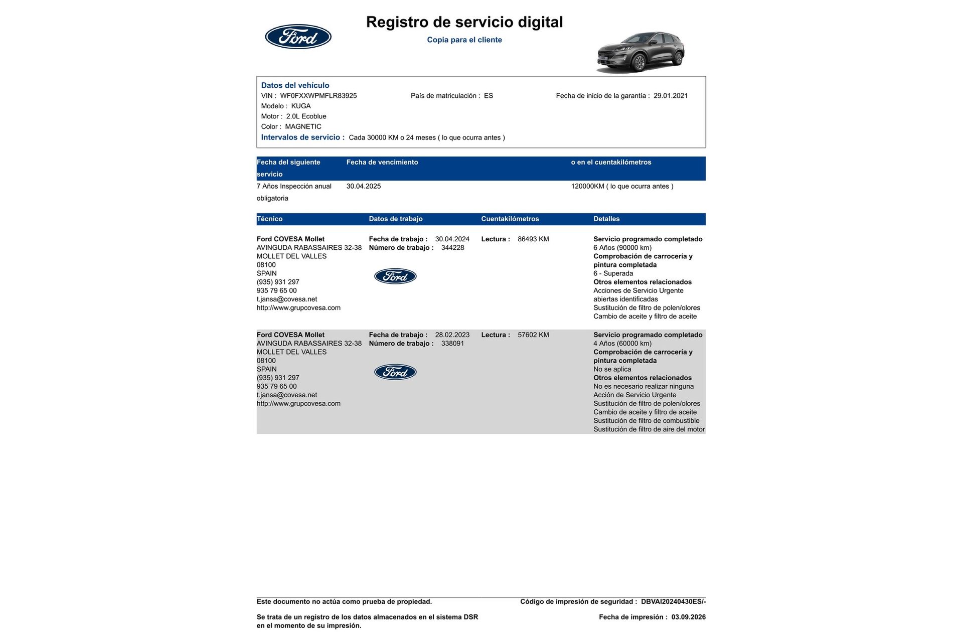 Ford Kuga 2.0 EcoBlue MHEV Titanium - foto 20