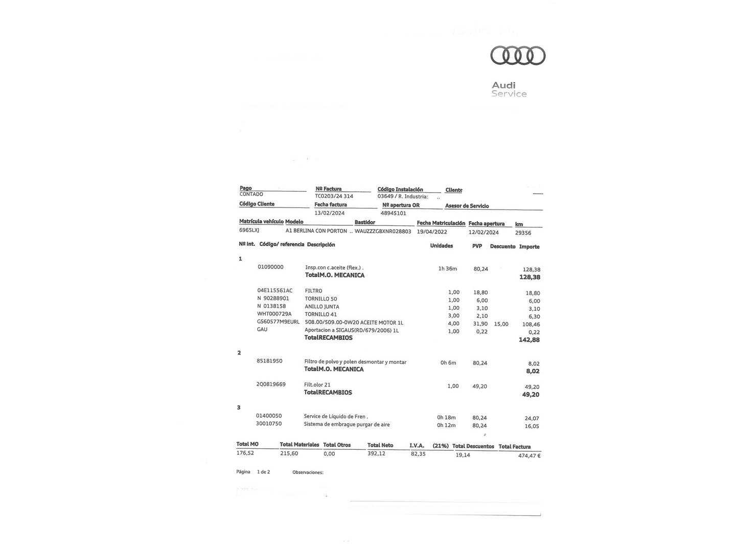 Foto Audi A1 Audi A1 Sportback Sportback Adrenalin edition 30 TFSI (110 CV) Pack S-Line