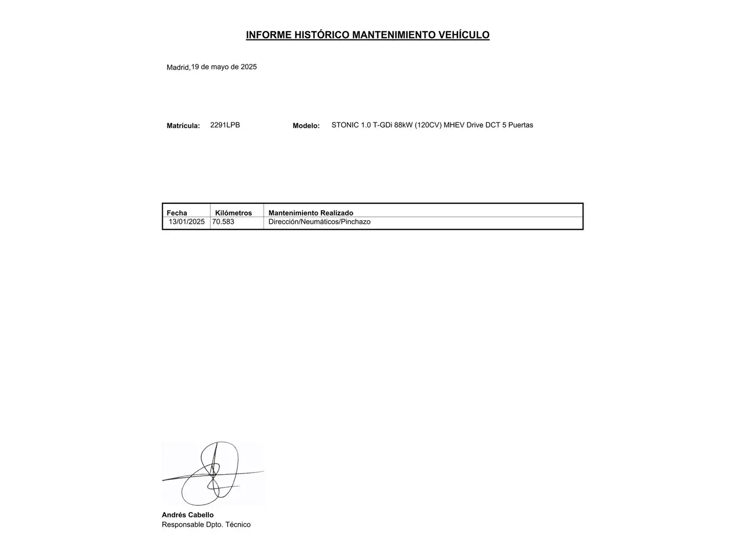 Foto KIA Stonic Kia Stonic 1.0 T-GDi MHEV Drive DCT (120 CV)