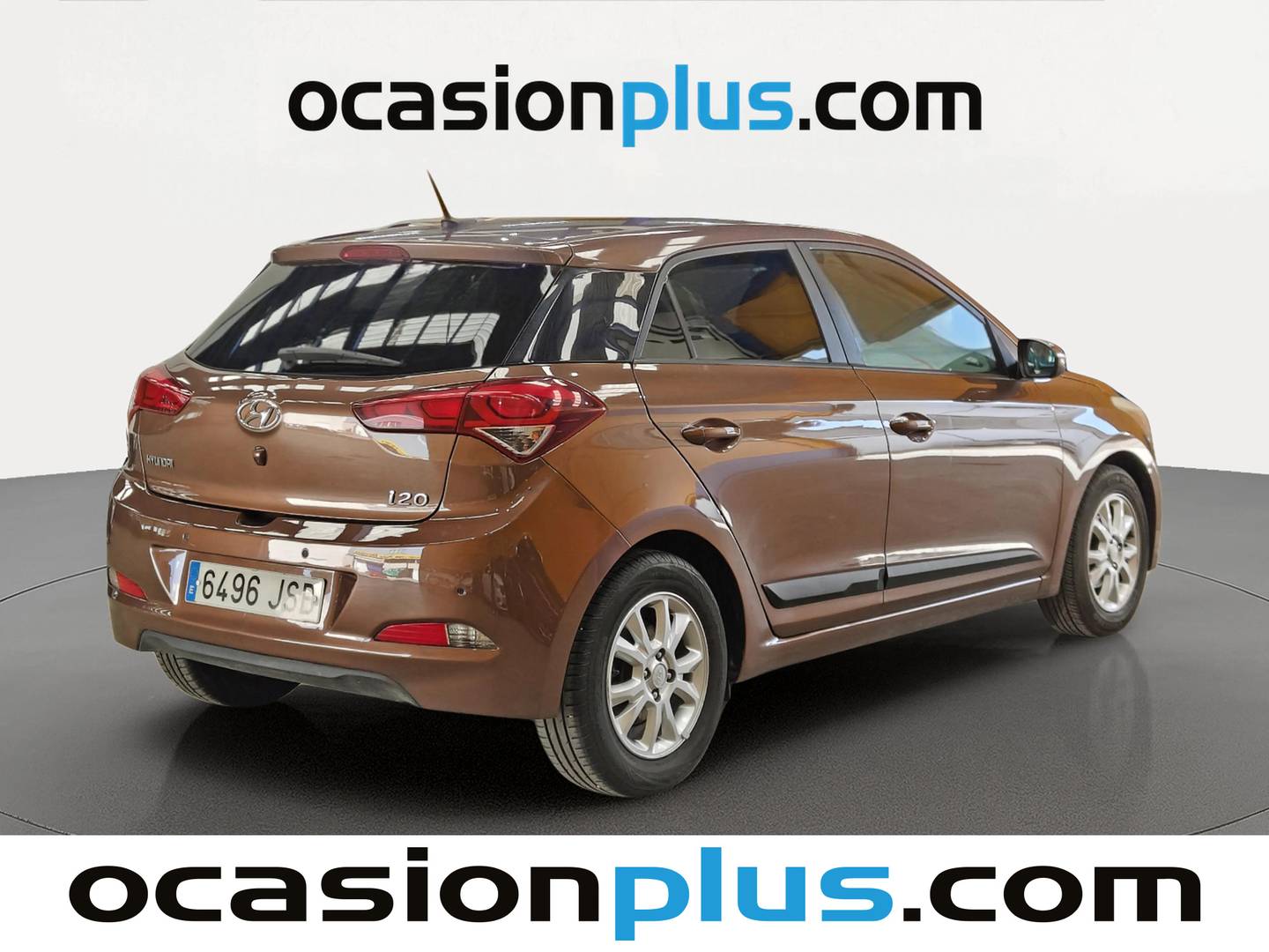 Foto trasera Hyundai i20 Hyundai i20 1.2 MPI Klass Go! Nav (85 CV) derecha
