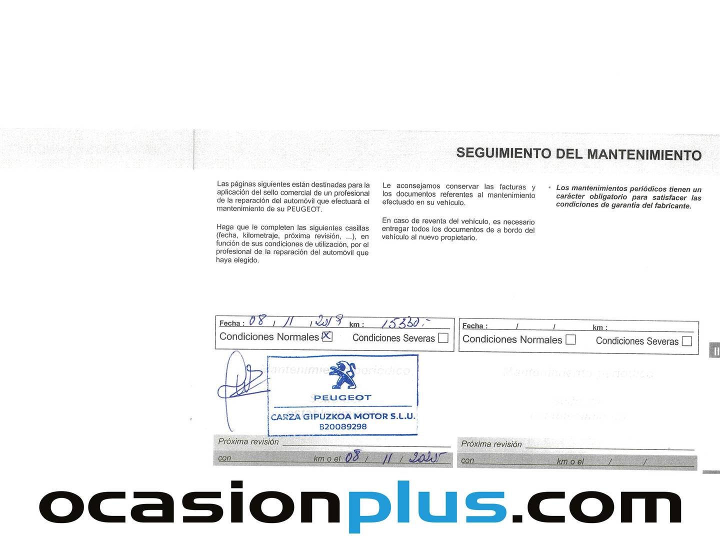 Foto del mantenimiento del Peugeot 5008 Peugeot 5008 BlueHDI 130 S&S GT Line (130 CV) 7 Plazas