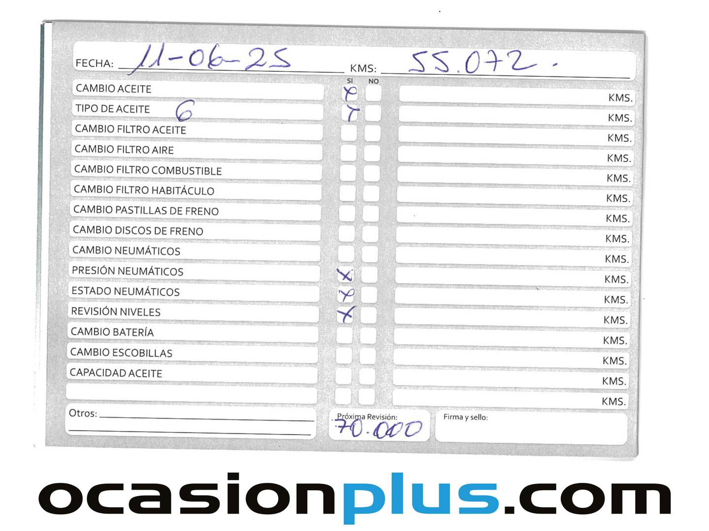 Foto del mantenimiento del Peugeot 208 Peugeot 208 1.2 PureTech S&S Allure EAT6 (110 CV)