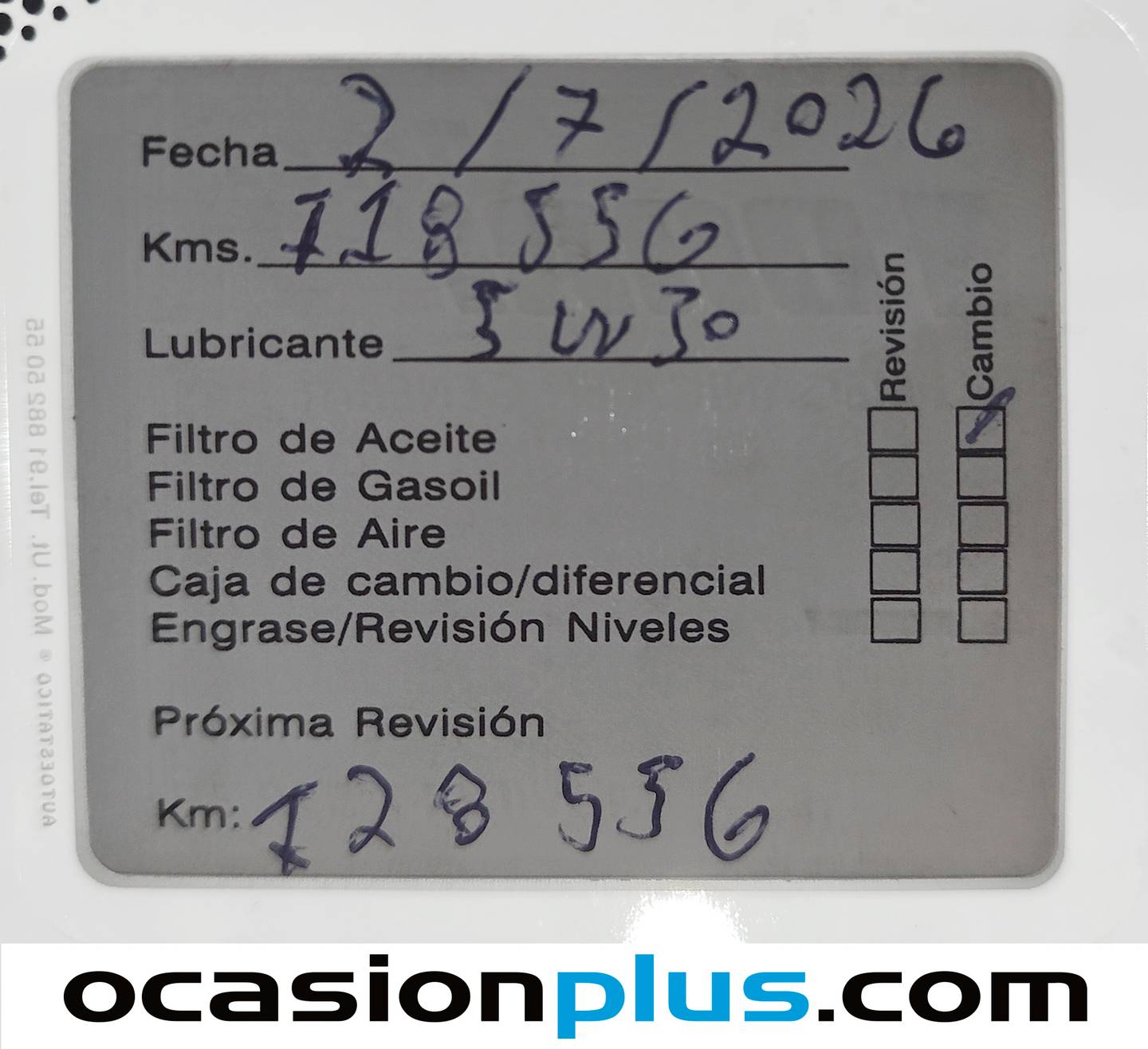 Foto del mantenimiento del Toyota Rav4 Toyota Rav4 150D Advance AWD (150 CV)