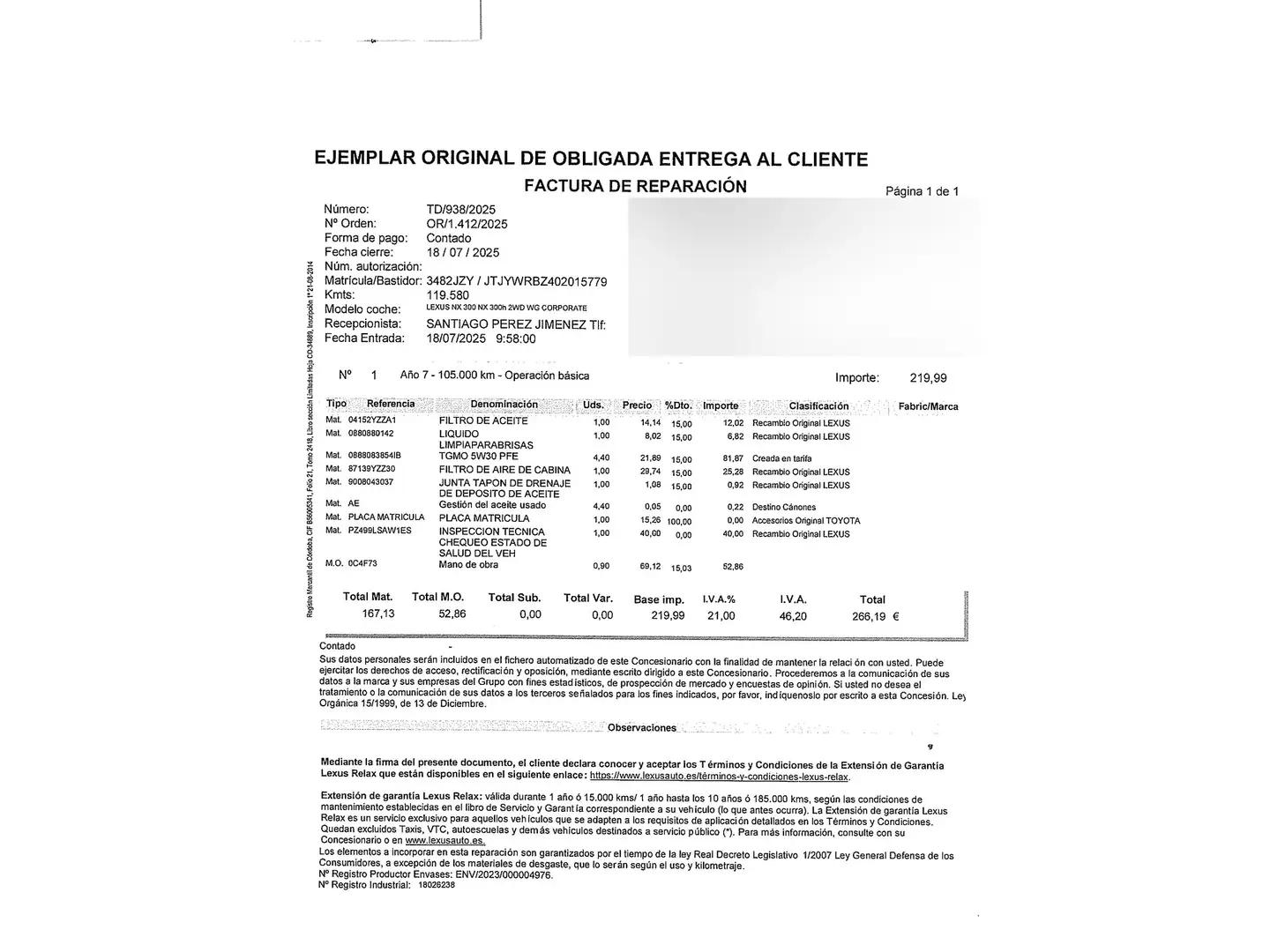 Foto Lexus NX Lexus NX 300h Corporate 2WD + Navibox (197 CV)