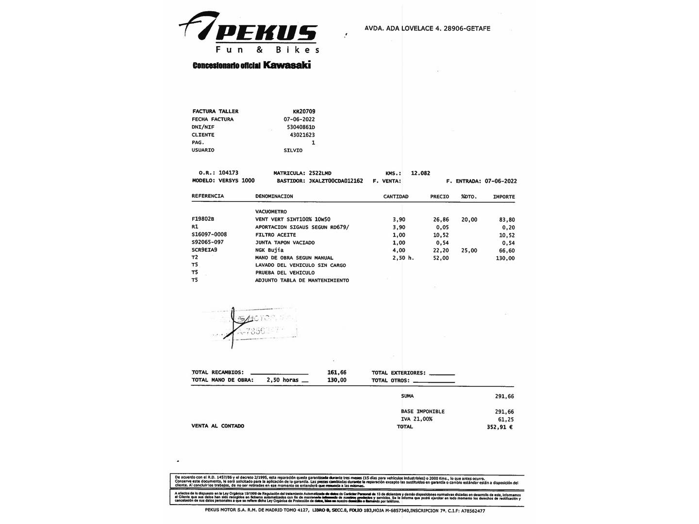 Foto Kawasaki Versys 1000 S/SE Kawasaki Versys 1000 S/SE (120 CV)