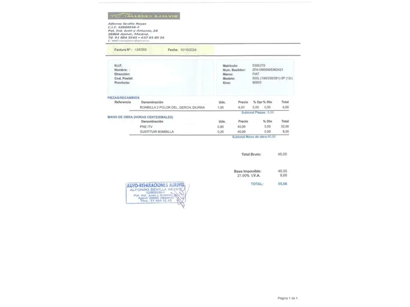 Foto Fiat 500L Fiat 500L 1.4 Pop Star (95 CV)