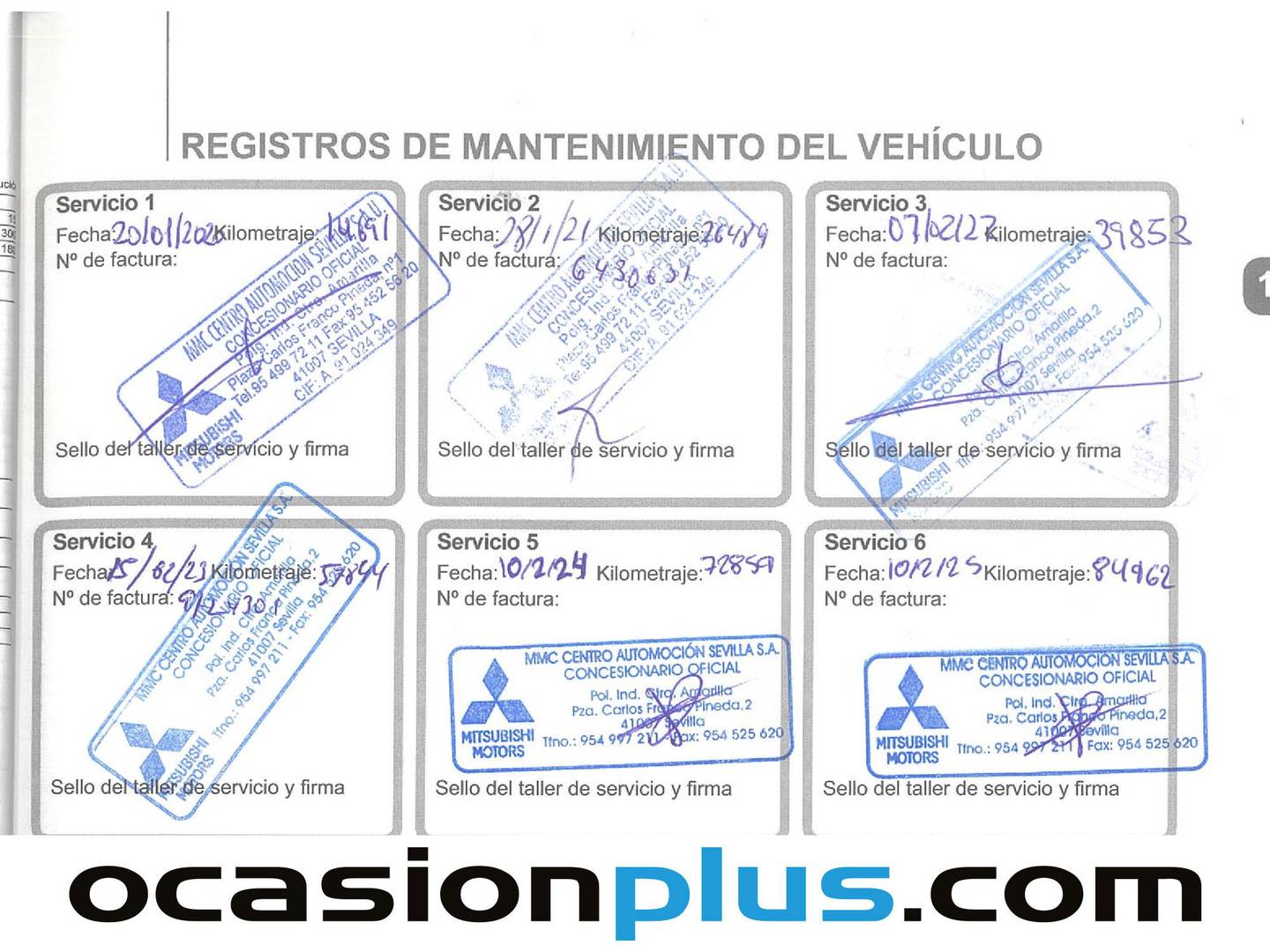 Foto del mantenimiento del Mitsubishi ASX Mitsubishi ASX 160 MPI Motion (117 CV)