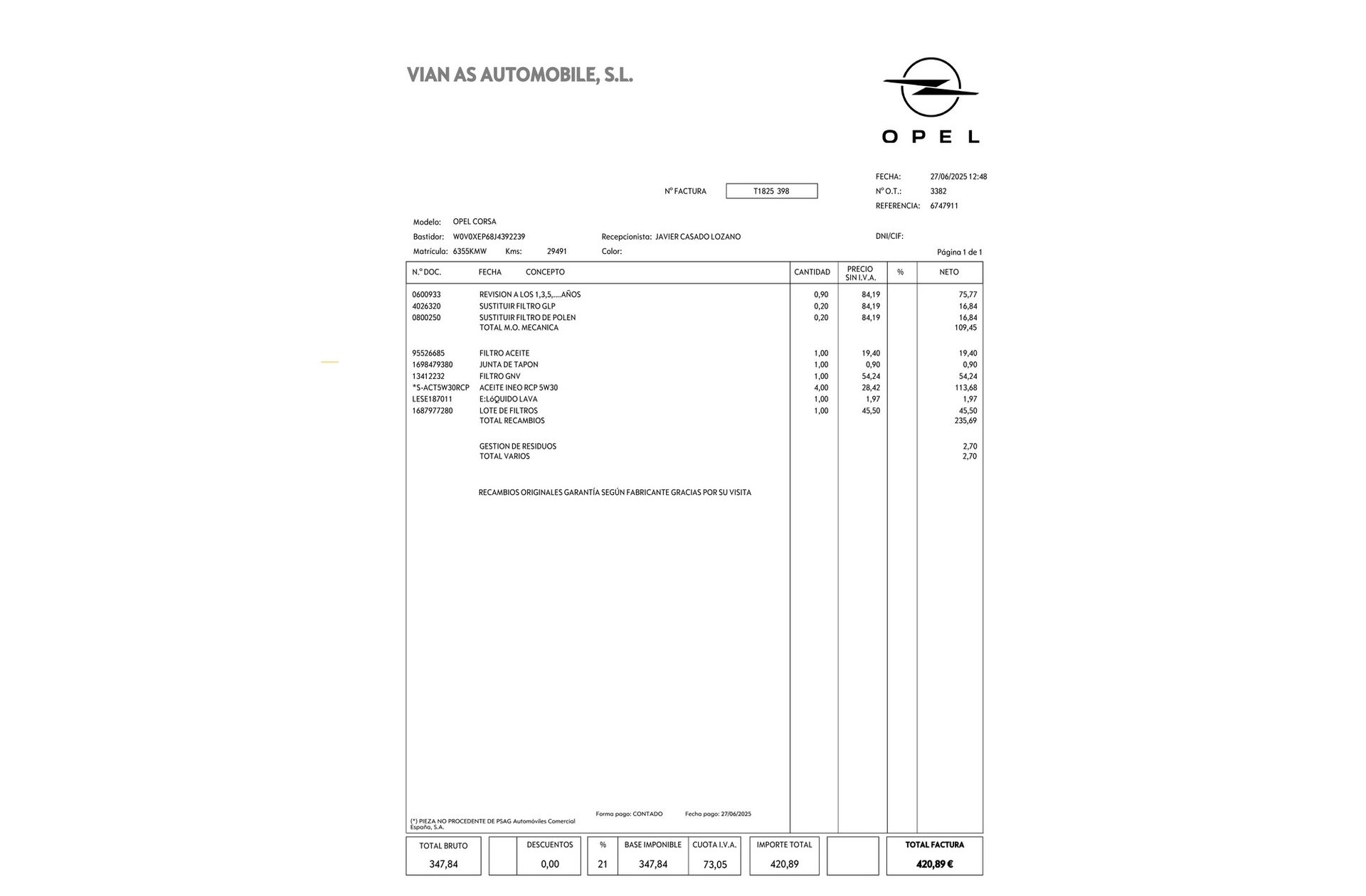 Opel Corsa 1.4 GLP Selective - foto 18