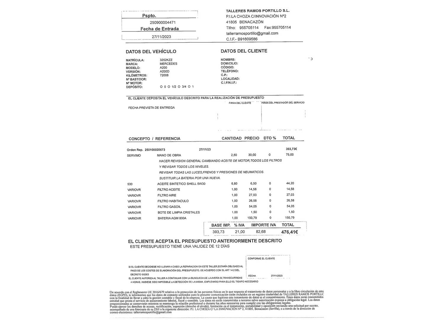 Foto Mercedes Clase A Mercedes-Benz Clase A 200 d (150 CV) Pack AMG