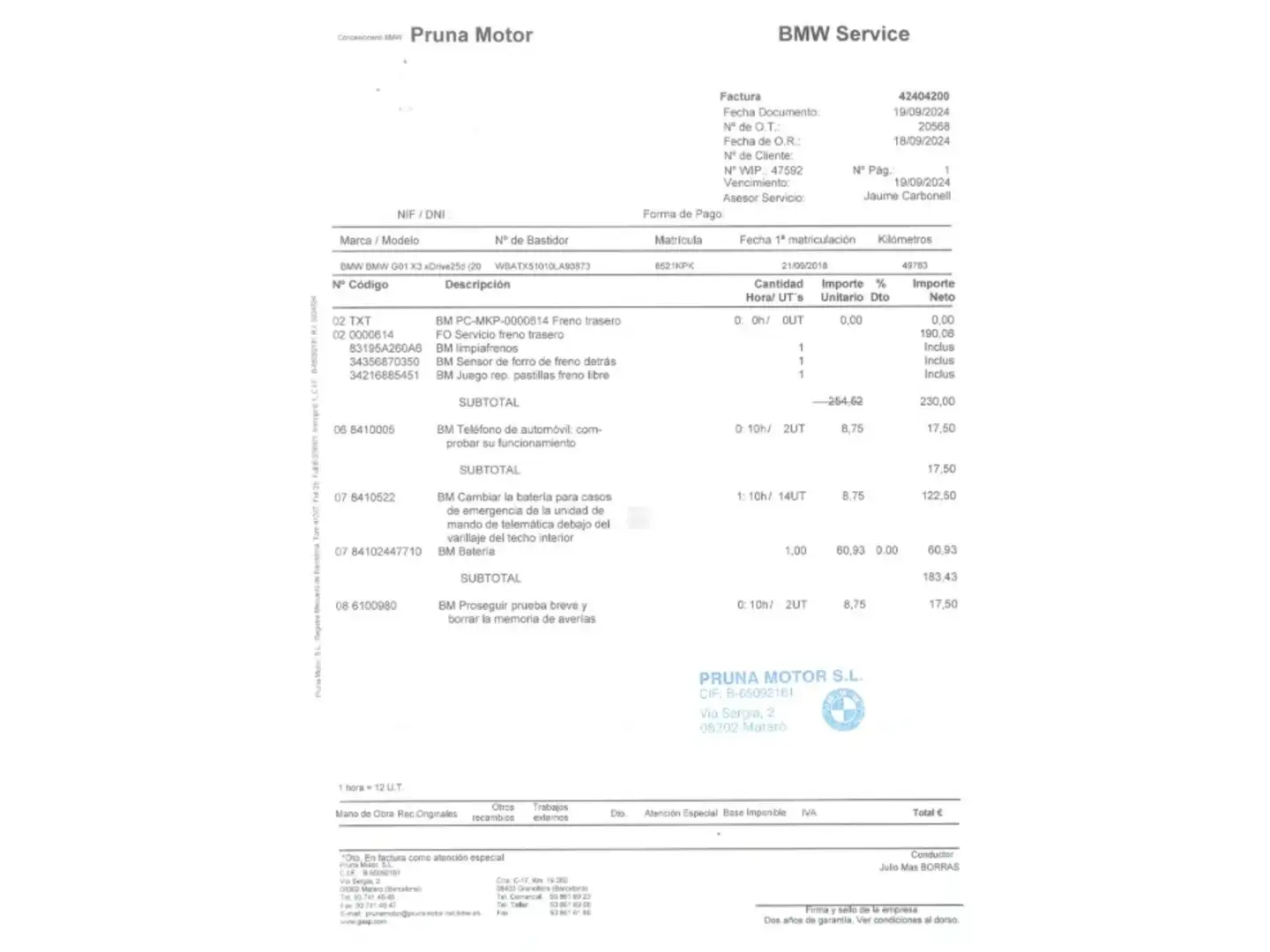 Foto BMW X3 BMW X3 xDrive25d  (231 CV)