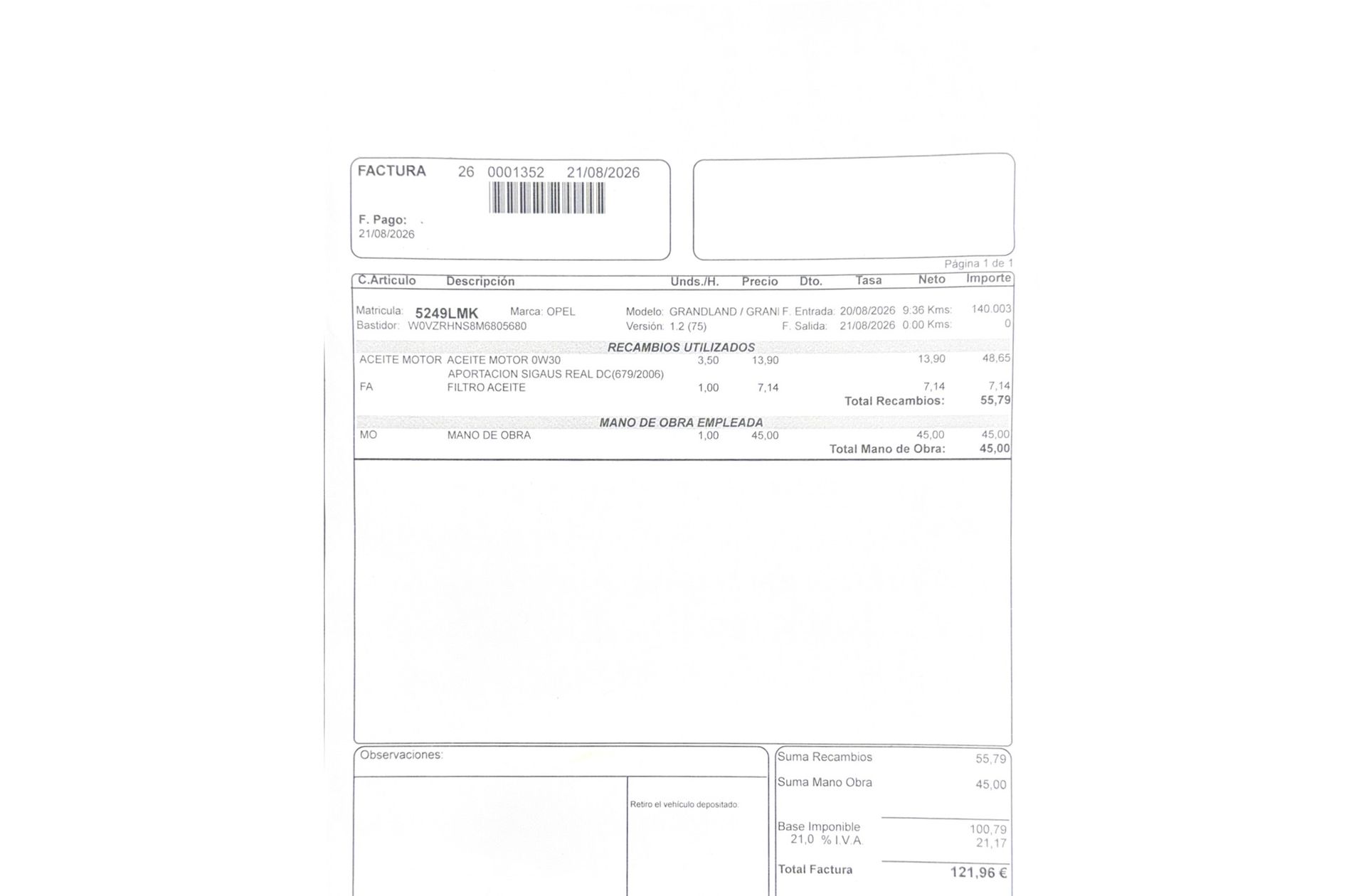 Opel Grandland 1.2 Turbo Design Line - foto 17