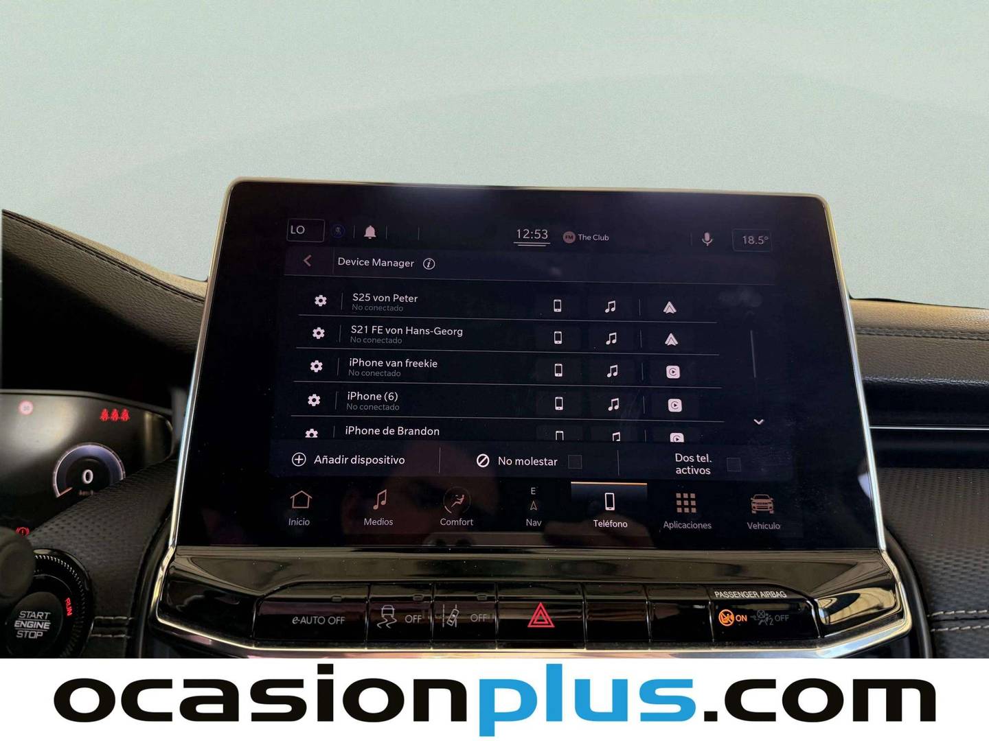 Equipamiento del Jeep Compass Jeep Compass 1.5 MHEV Night Eagle DCT (130 CV)