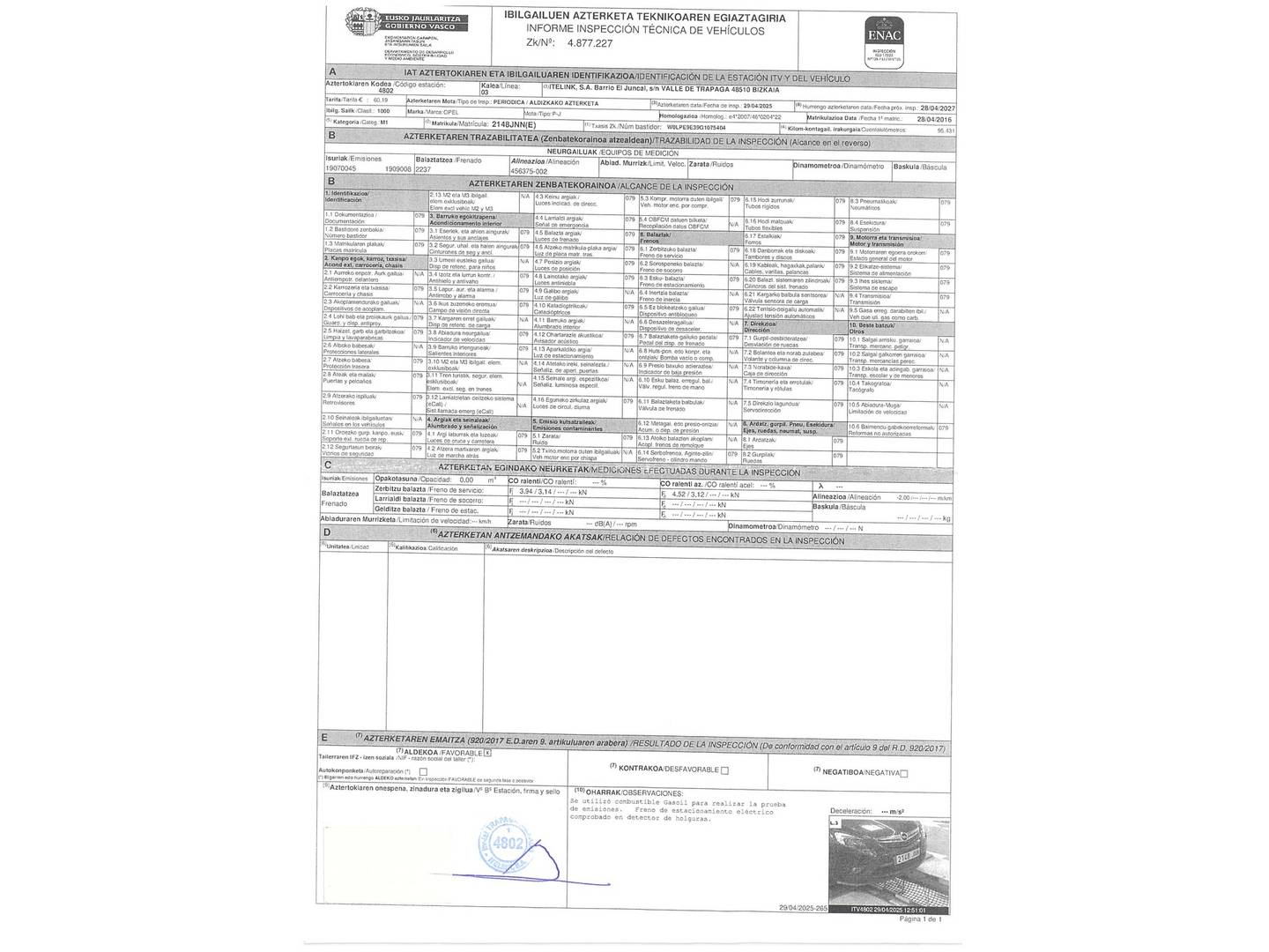 Opel Zafira Tourer Opel Zafira Tourer 1.6 CDTi S&S Excellence (136 CV) de segunda mano