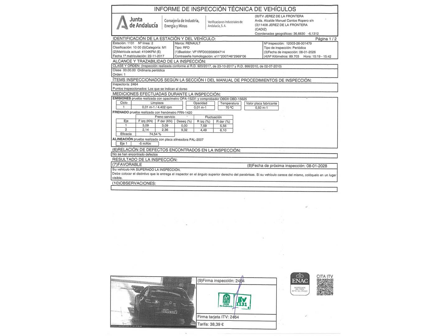 Foto Renault Talisman Renault Talisman Intens Energy dCi (110 CV)