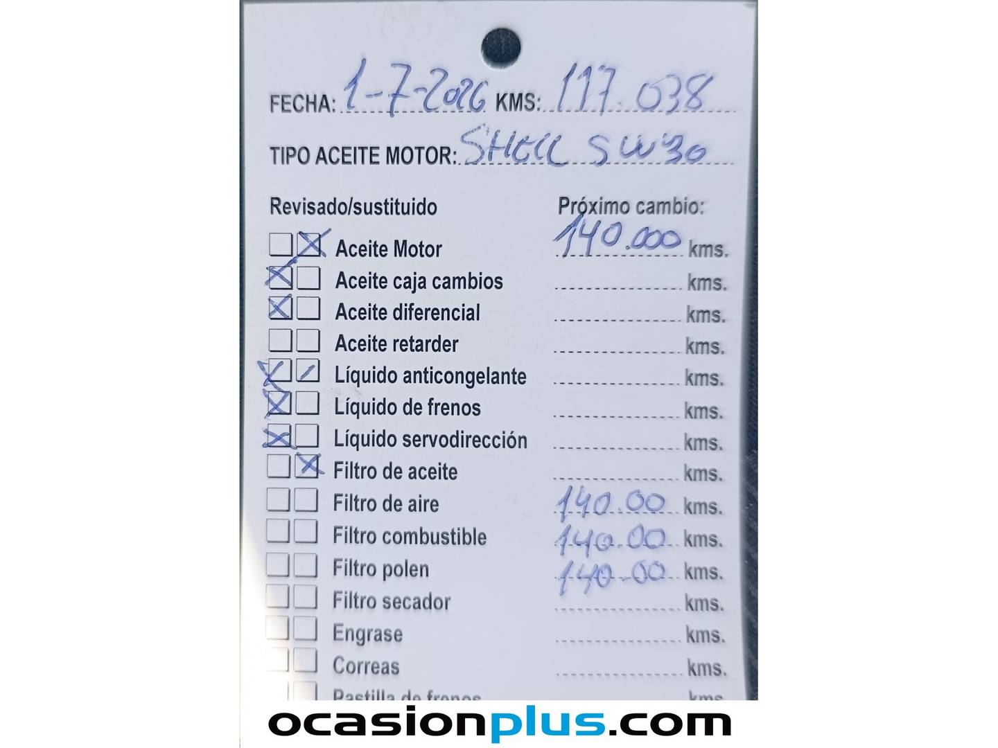 Foto del mantenimiento del BMW X2 BMW X2 sDrive18d (150 CV)