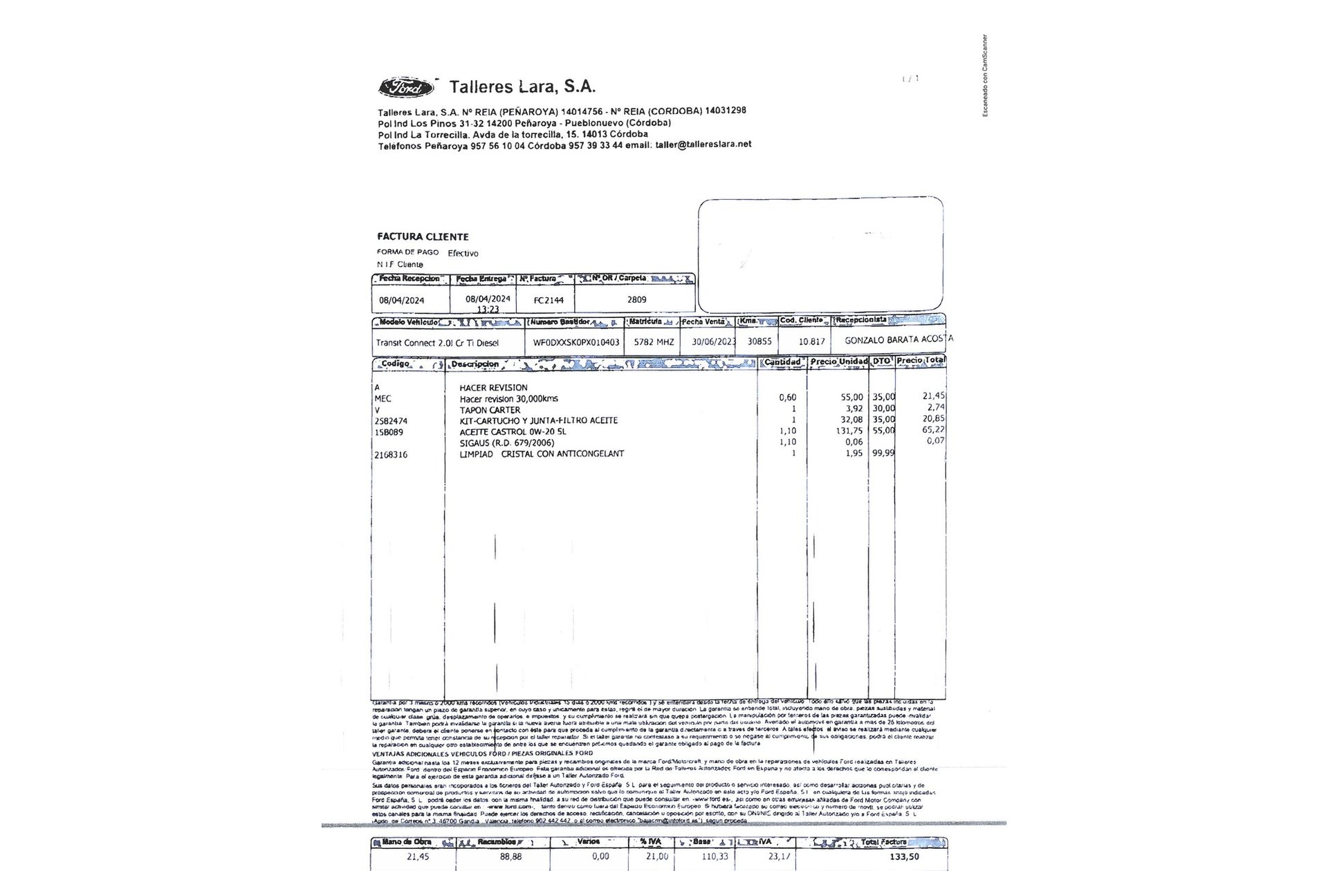 Ford Tourneo Connect 2.0 EcoBlue Titanium - foto 20