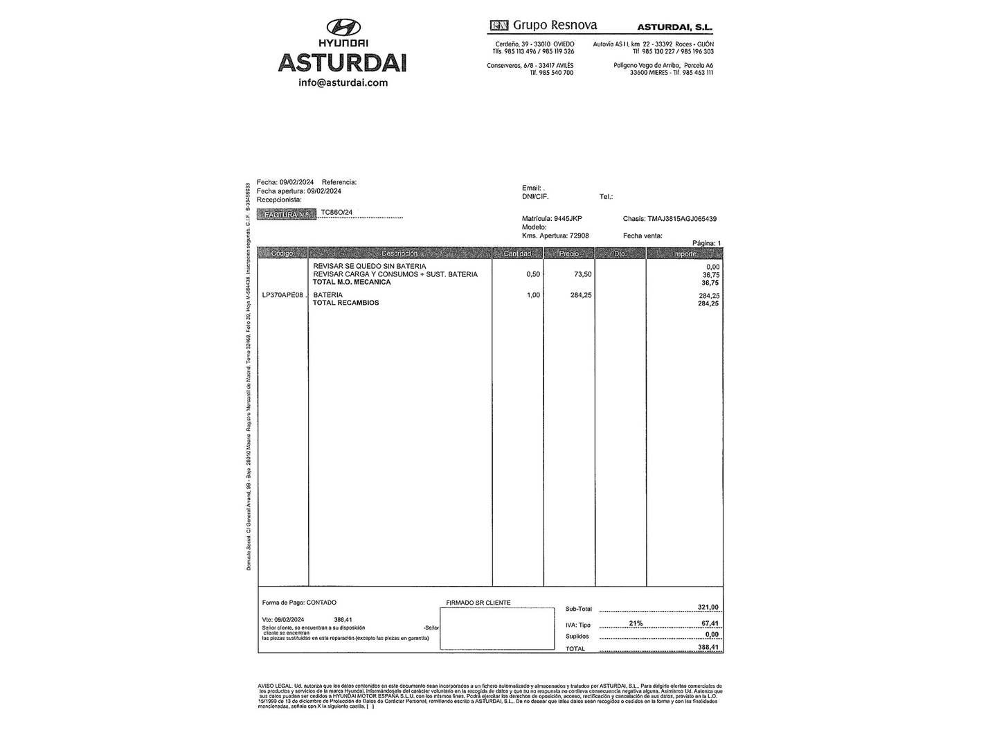 Hyundai Tucson Hyundai Tucson 1.7 CRDI BlueDrive Tecno 4x2 (115 CV) 115cv