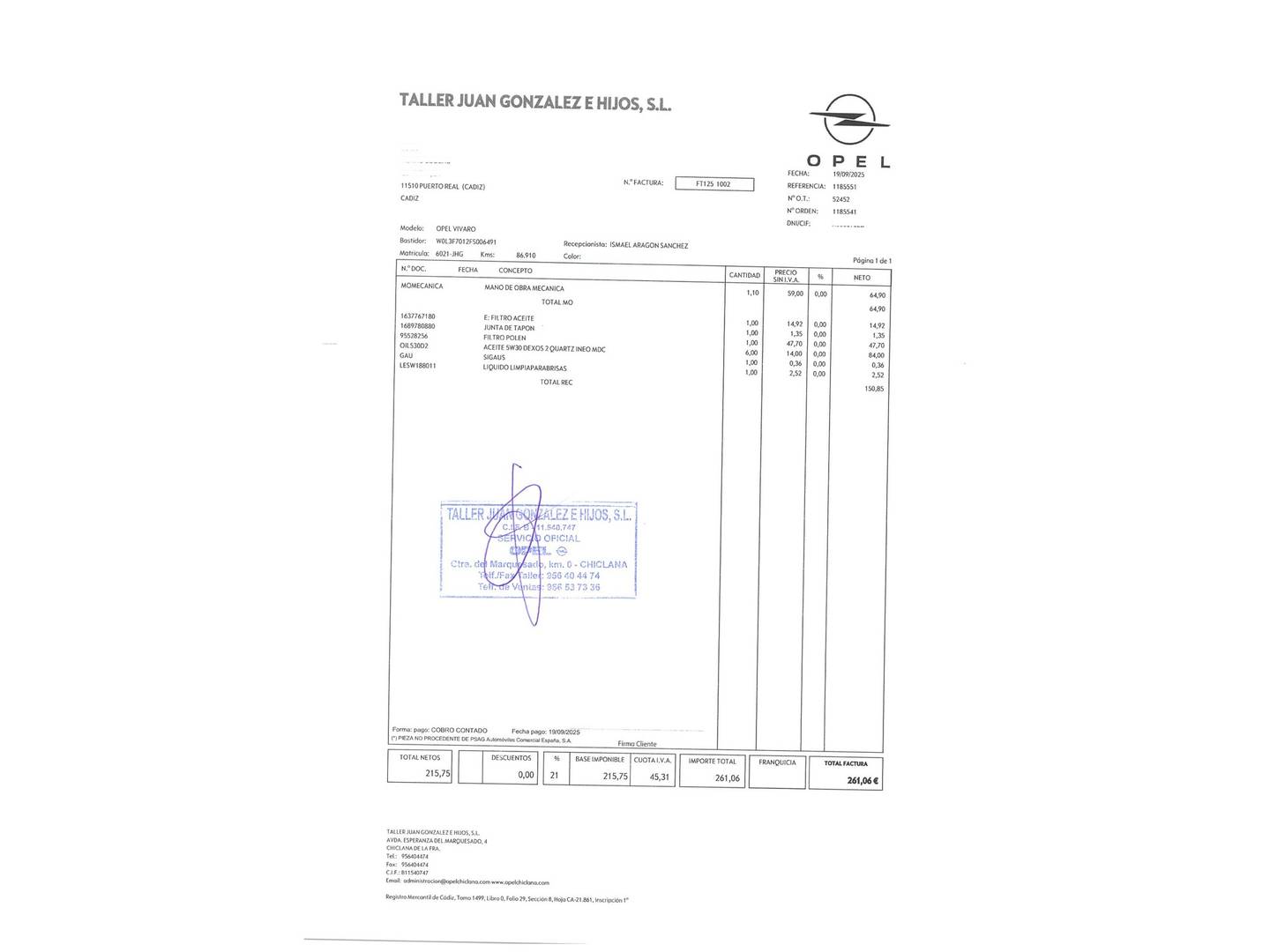 Opel Vivaro Opel Vivaro Furgon 1.6 CDTI Expression L1 H1 2.9t (115 CV) diésel