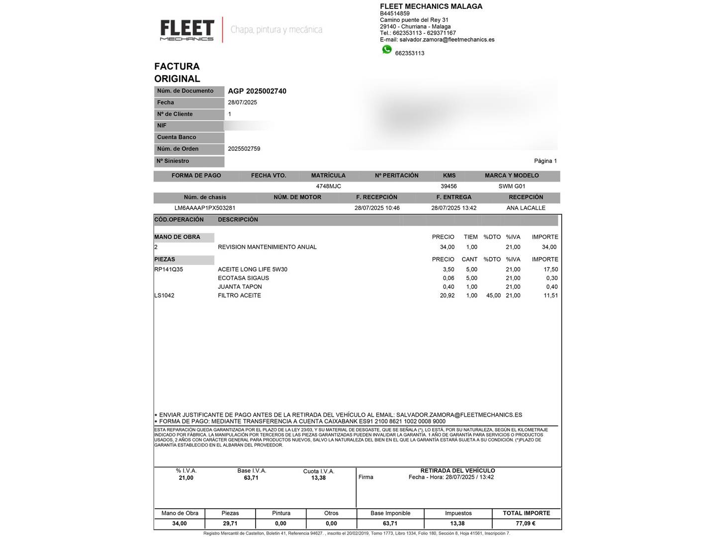 Foto SWM G01 SWM G01 1.5T Luxury 96 kW (131 CV)