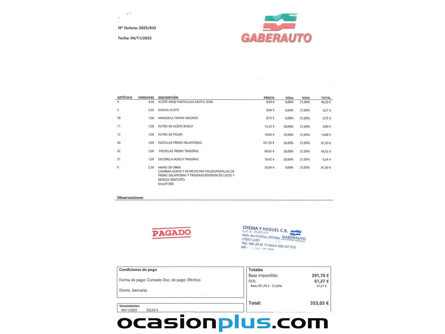 Foto del mantenimiento del Hyundai Tucson Hyundai Tucson 1.6 TGDi Style 4x4 DT (176 CV)