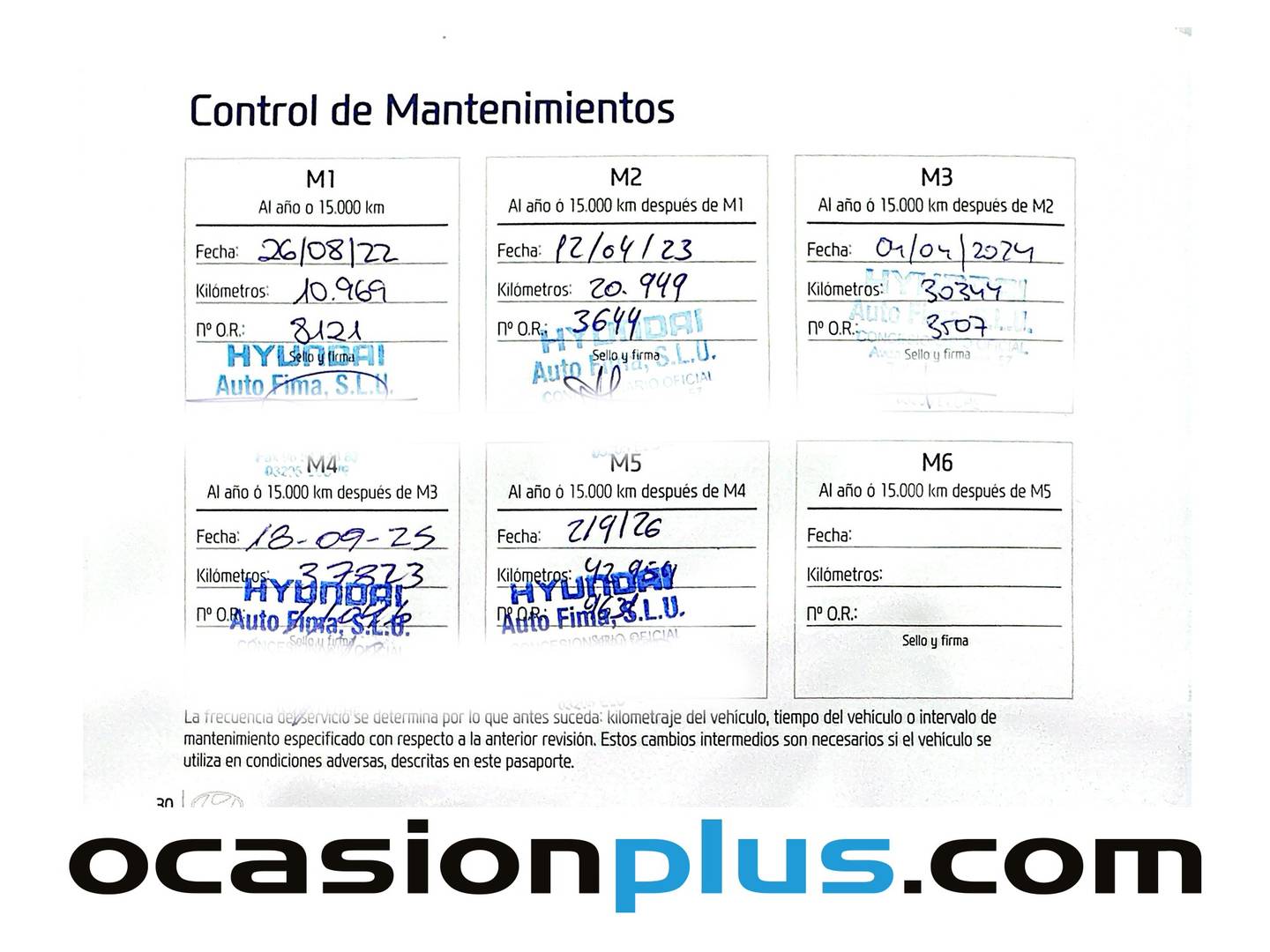Foto del mantenimiento del Hyundai i30 Hyundai i30 2.0 TGDI N (250 CV)