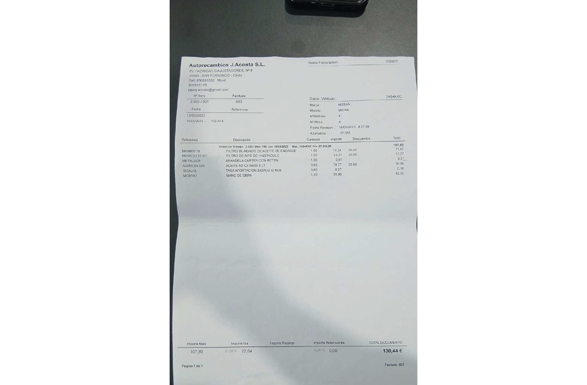 Nissan Micra 1.0 G Visia+ - foto 15