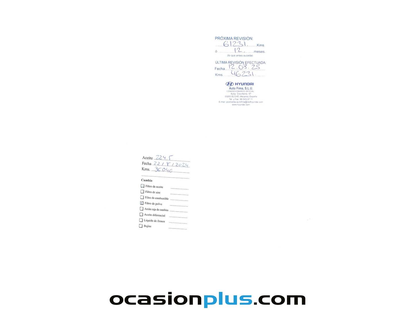 Foto del mantenimiento del Hyundai Tucson Hyundai Tucson 1.6 TGDI HEV Tecno Auto 2C (230 CV)