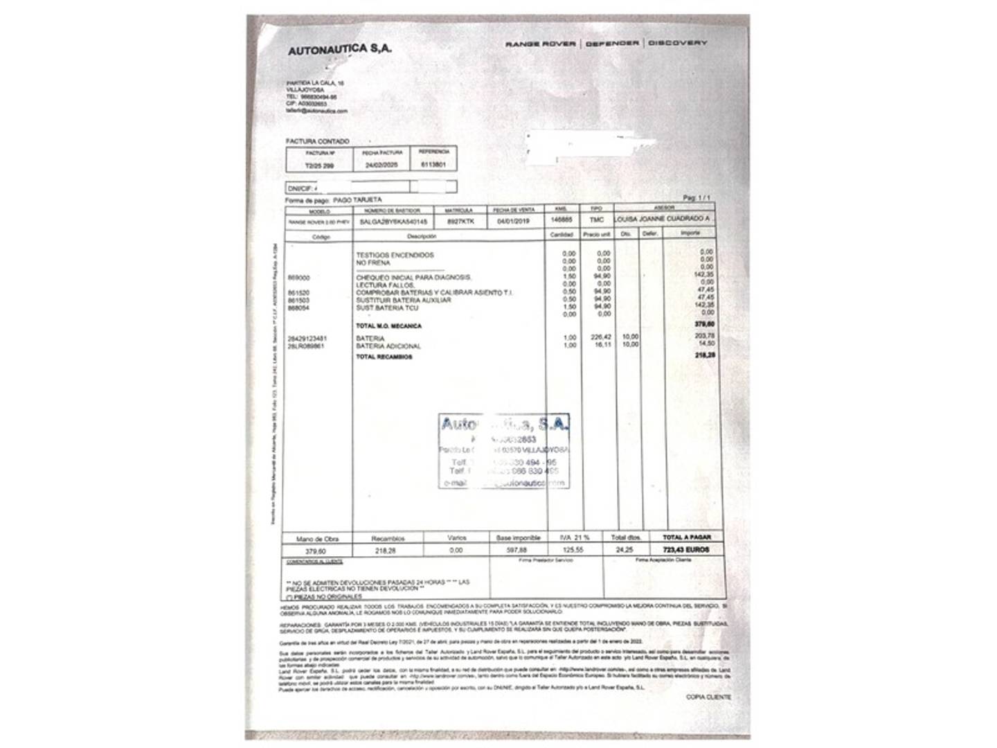 Foto Land Rover Range Rover Land Rover Range Rover 2.0 Si4 PHEV Autobiography (404 CV)