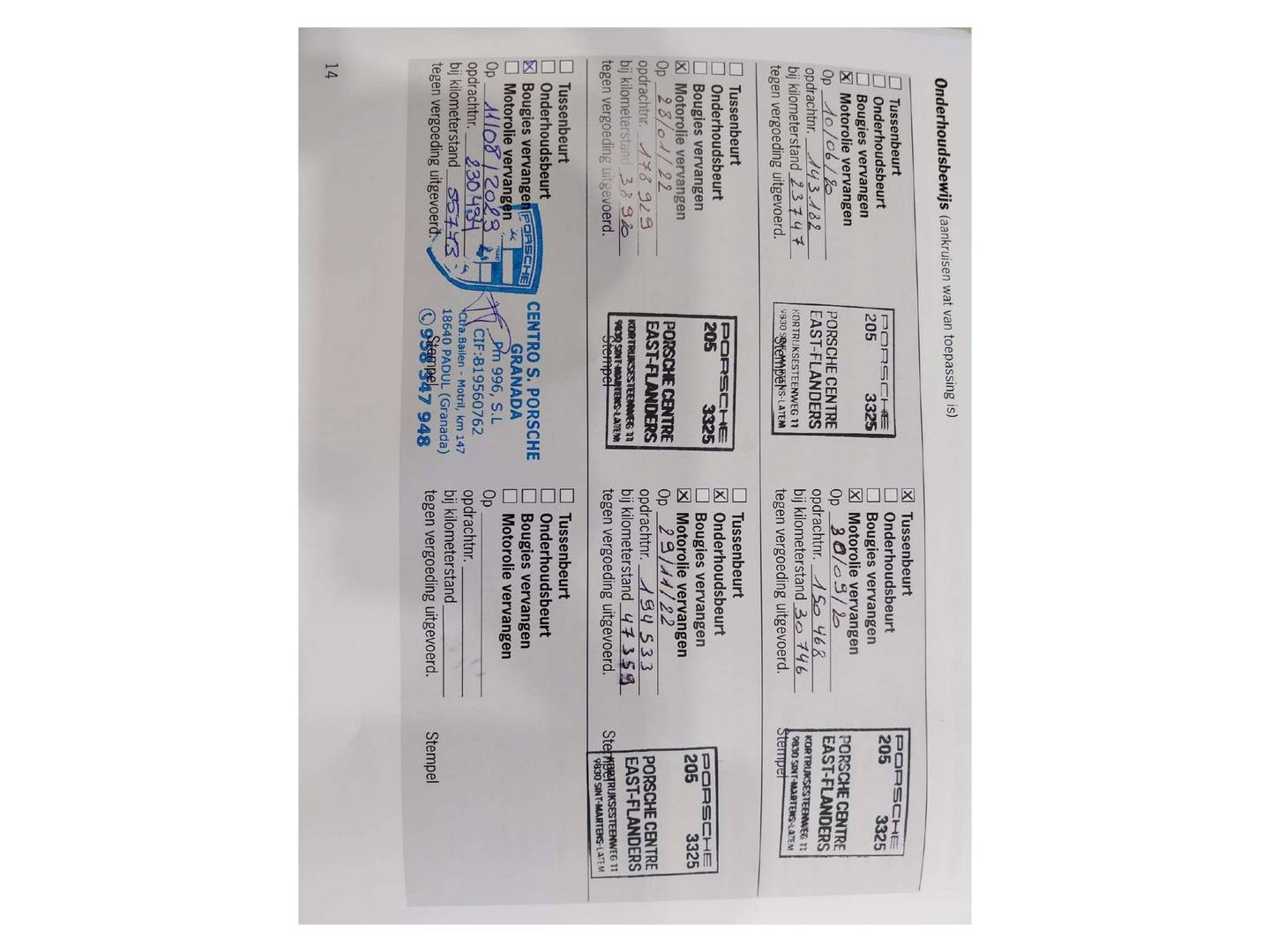 Foto del mantenimiento del Porsche Cayenne Porsche Cayenne (340 CV)