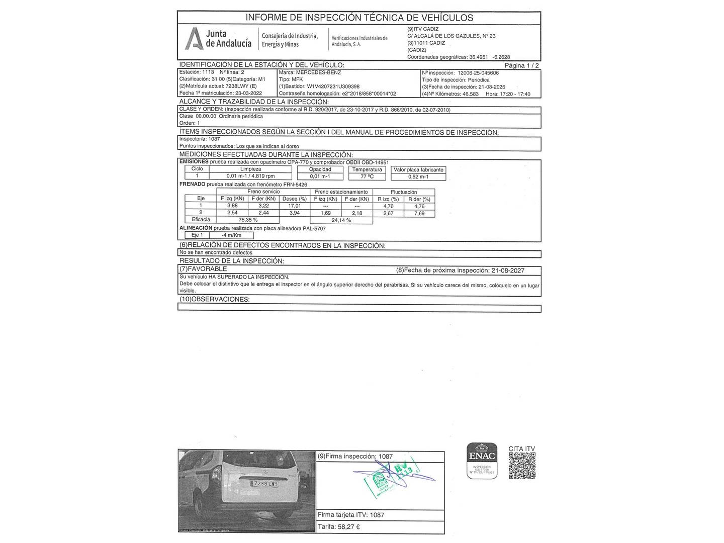 Mercedes Citan Mercedes-Benz Citan Combi 110 CDI Tourer Base Largo (95 CV) de segunda mano