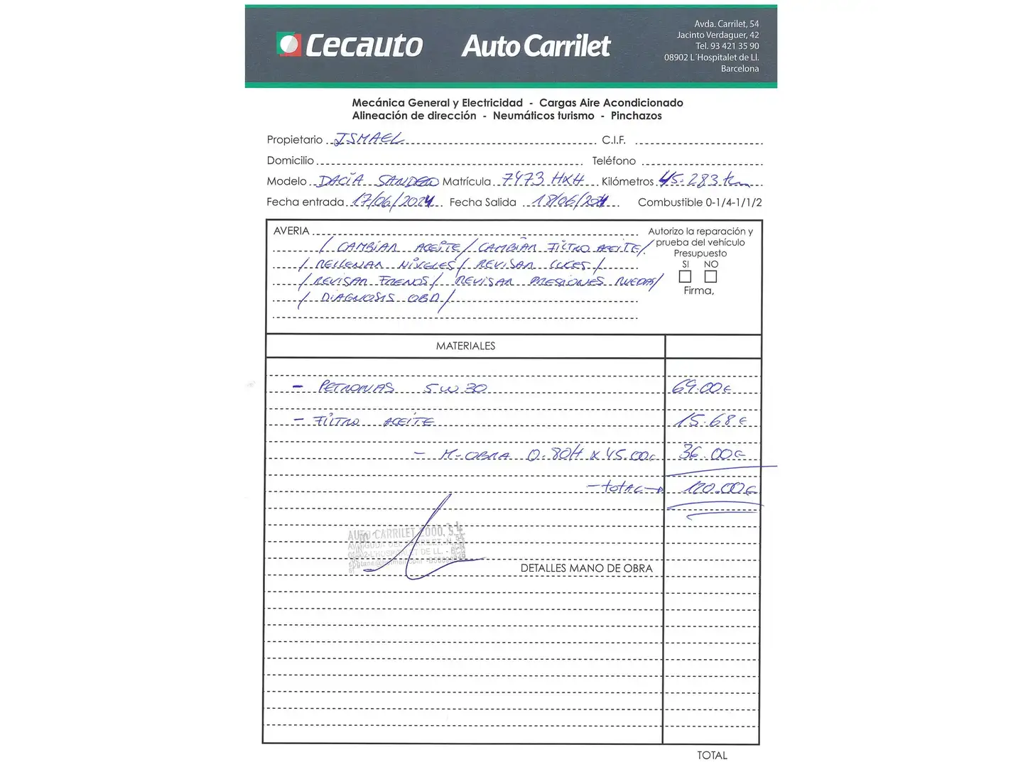 Mantenimiento