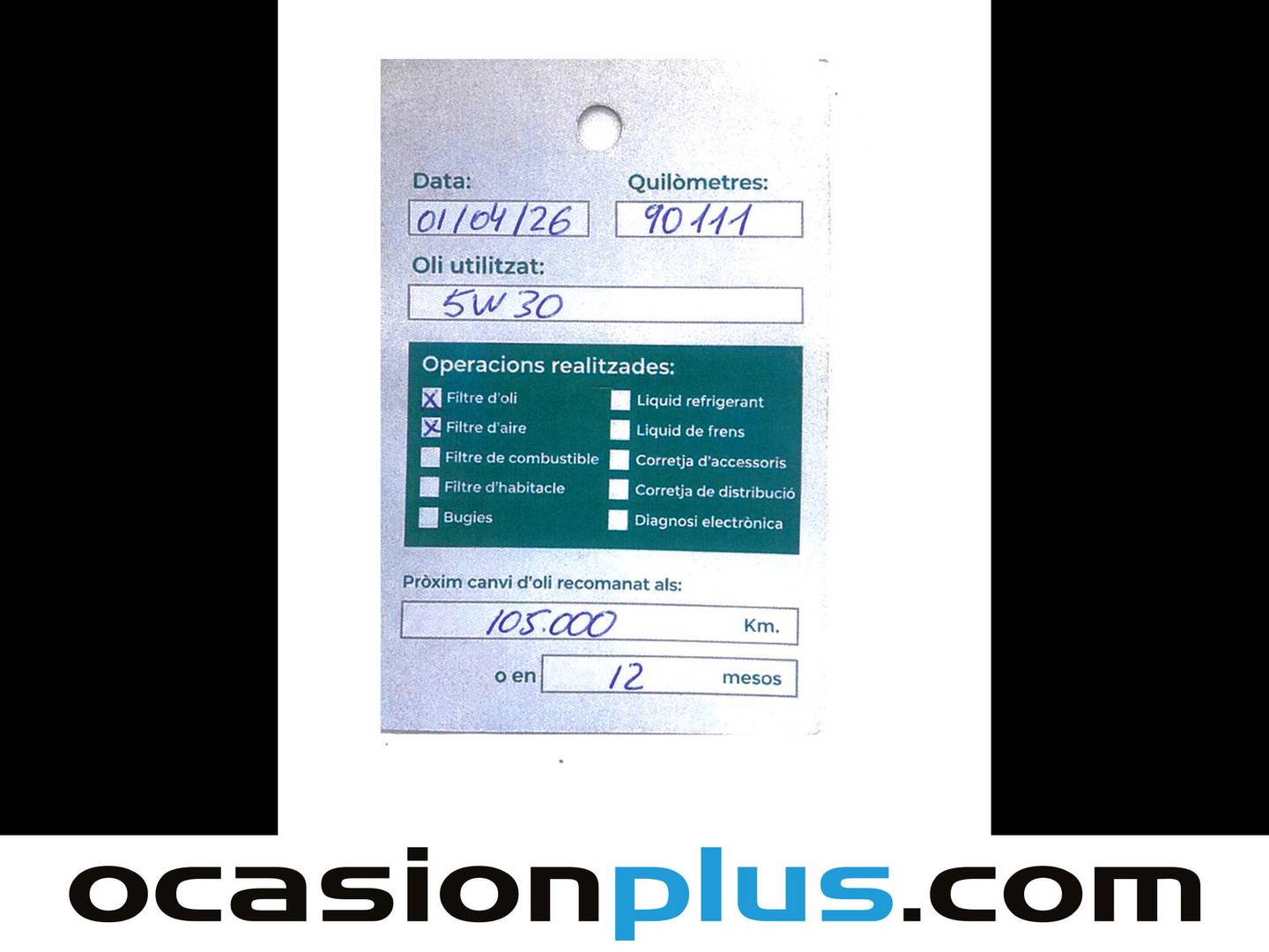 Foto del mantenimiento del Peugeot 3008 Peugeot 3008 PureTech 130 S&S GT Line EAT8 (130 CV)
