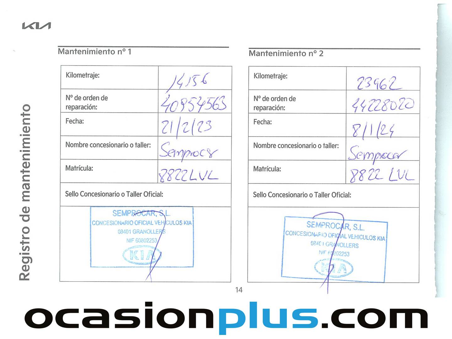 Foto del mantenimiento del KIA Stonic KIA Stonic 1.0 T-GDi MHEV iMT Concept (100 CV)