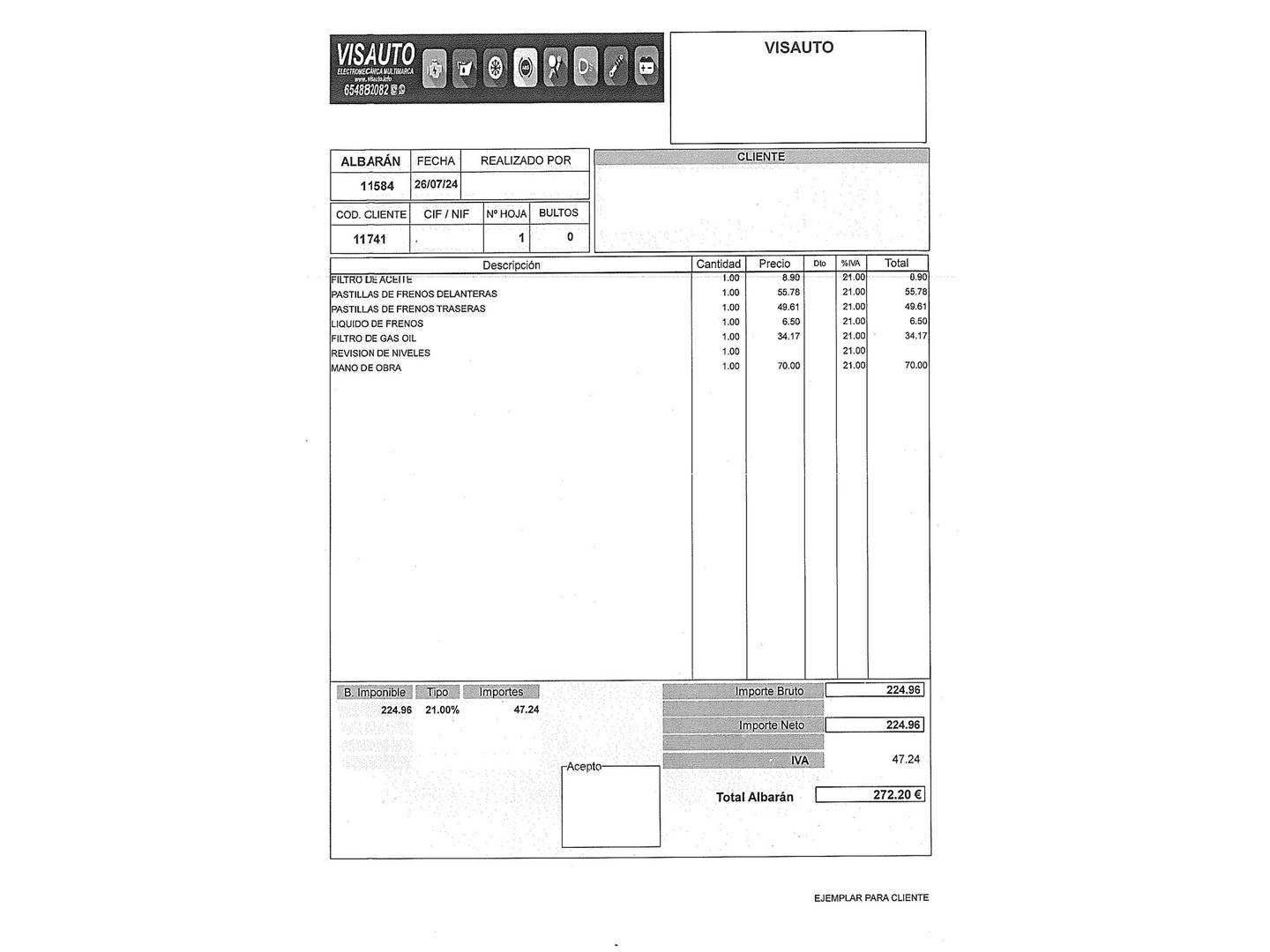 Foto del mantenimiento del Volkswagen Tiguan Volkswagen Tiguan Advance 2.0 TDI BMT (115 CV)