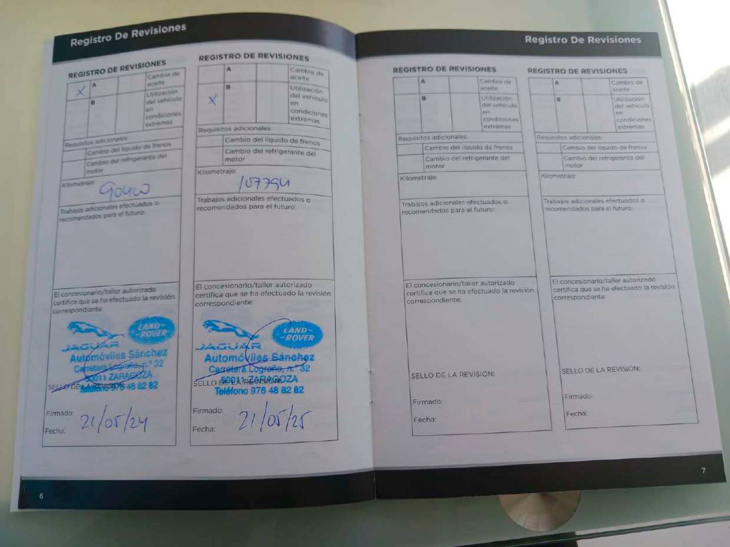 Foto del mantenimiento del Jaguar E-Pace Jaguar E-PACE 2.0P S 4WD Auto (200 CV)
