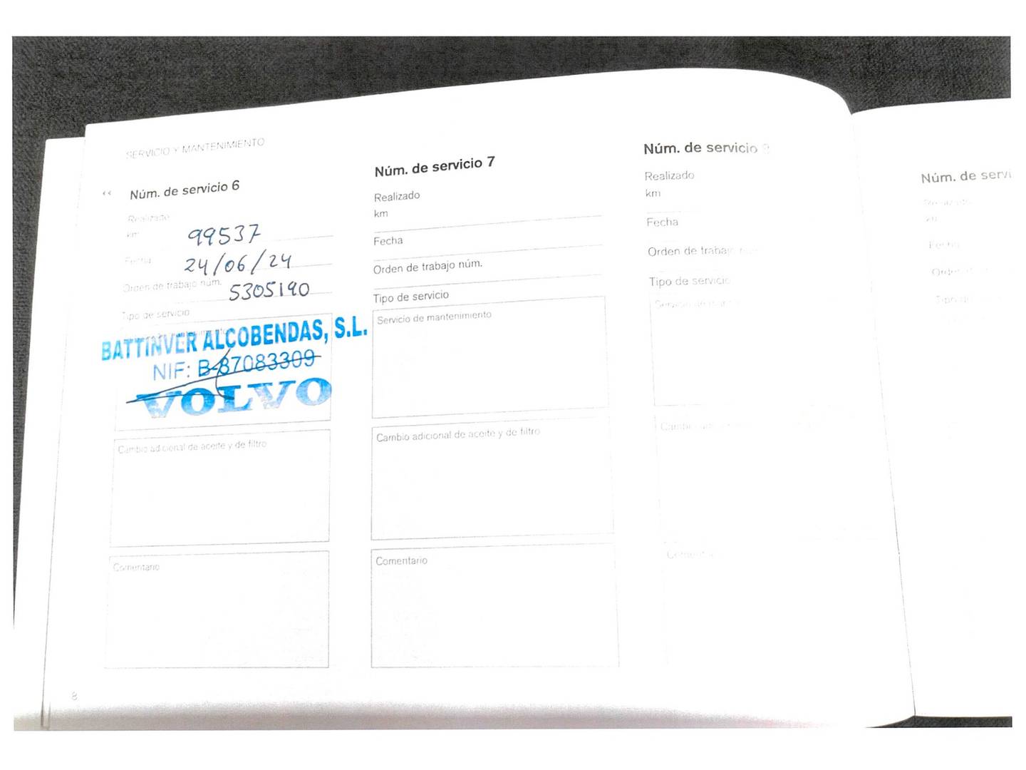 Foto del mantenimiento del Volvo XC60 Volvo XC60 B4 Momentum AWD Auto (190 CV)