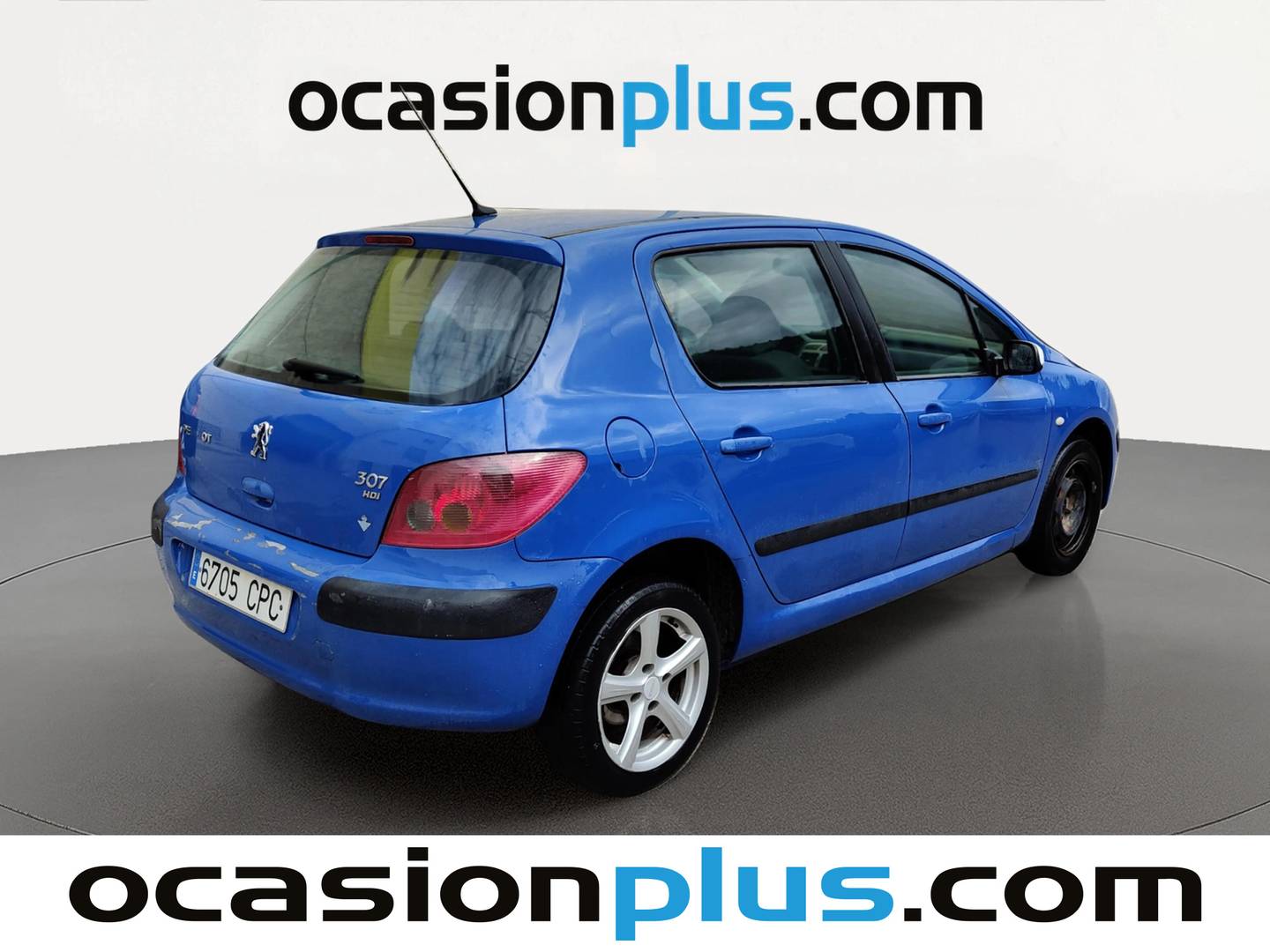 Foto trasera Peugeot 307 Peugeot 307 2.0 HDI XR Clim (90 CV) izquierda