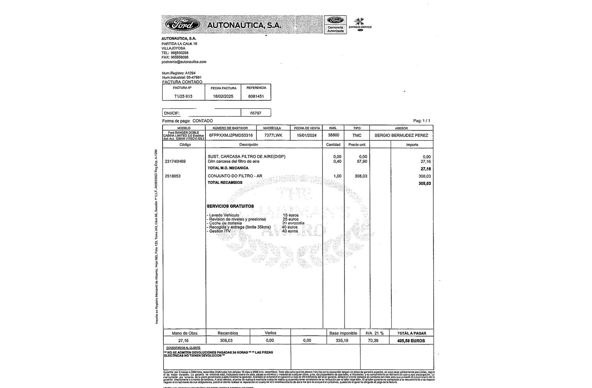 Ford Ranger Pickup 2.0 EcoBlue Doble Cabina Limited 4x4 - foto 25
