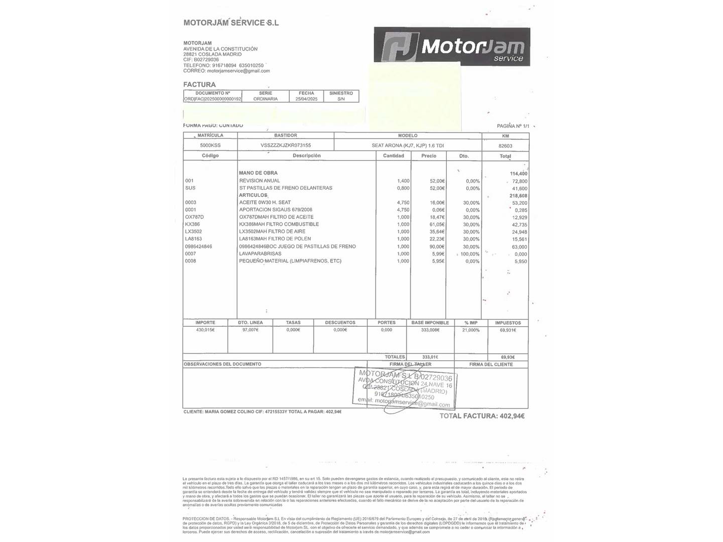Foto Seat Arona SEAT Arona 1.6 TDI Ecomotive FR (115 CV)