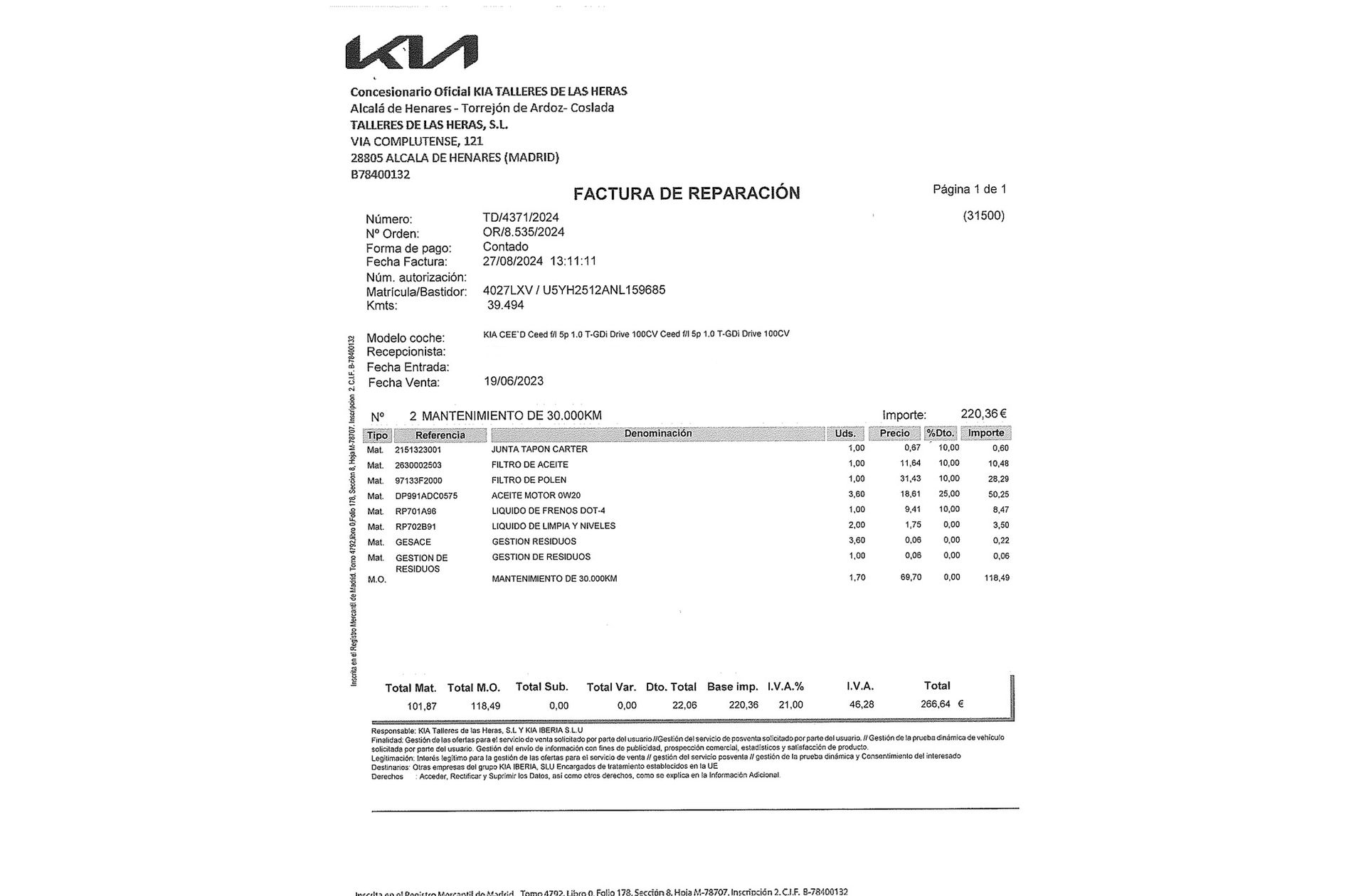 Kia Ceed 1.0 T-GDi Drive - foto 23