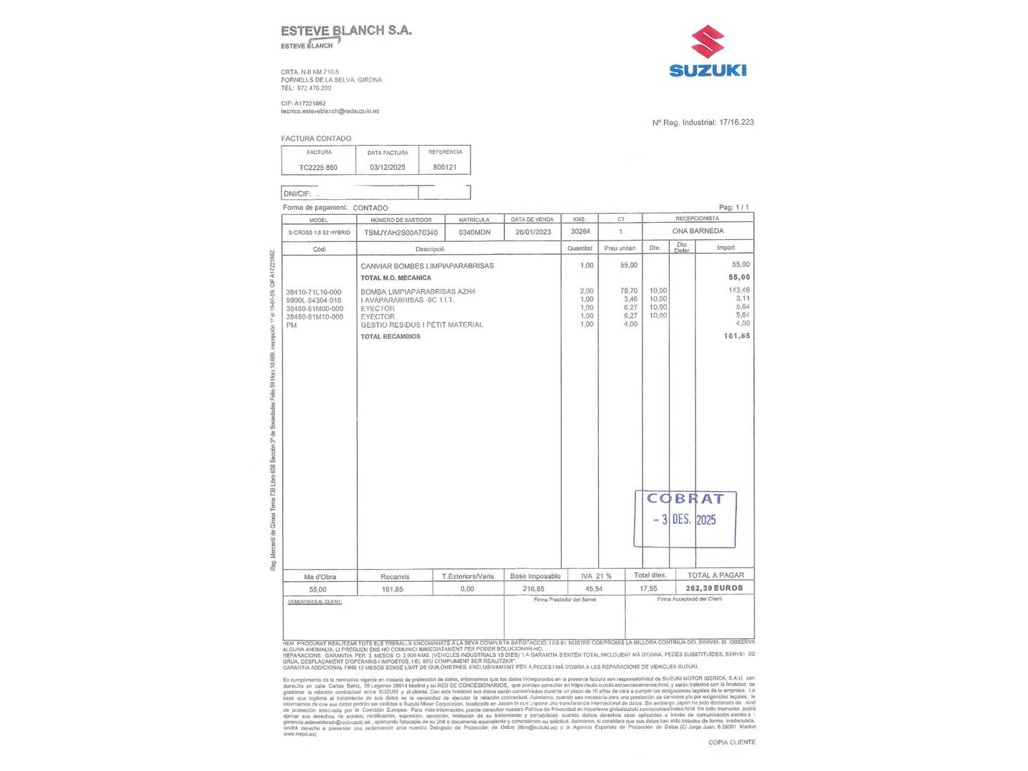 Foto Suzuki S-Cross Suzuki S-Cross 1.5 Hybrid S2 Strong Auto (116 CV)