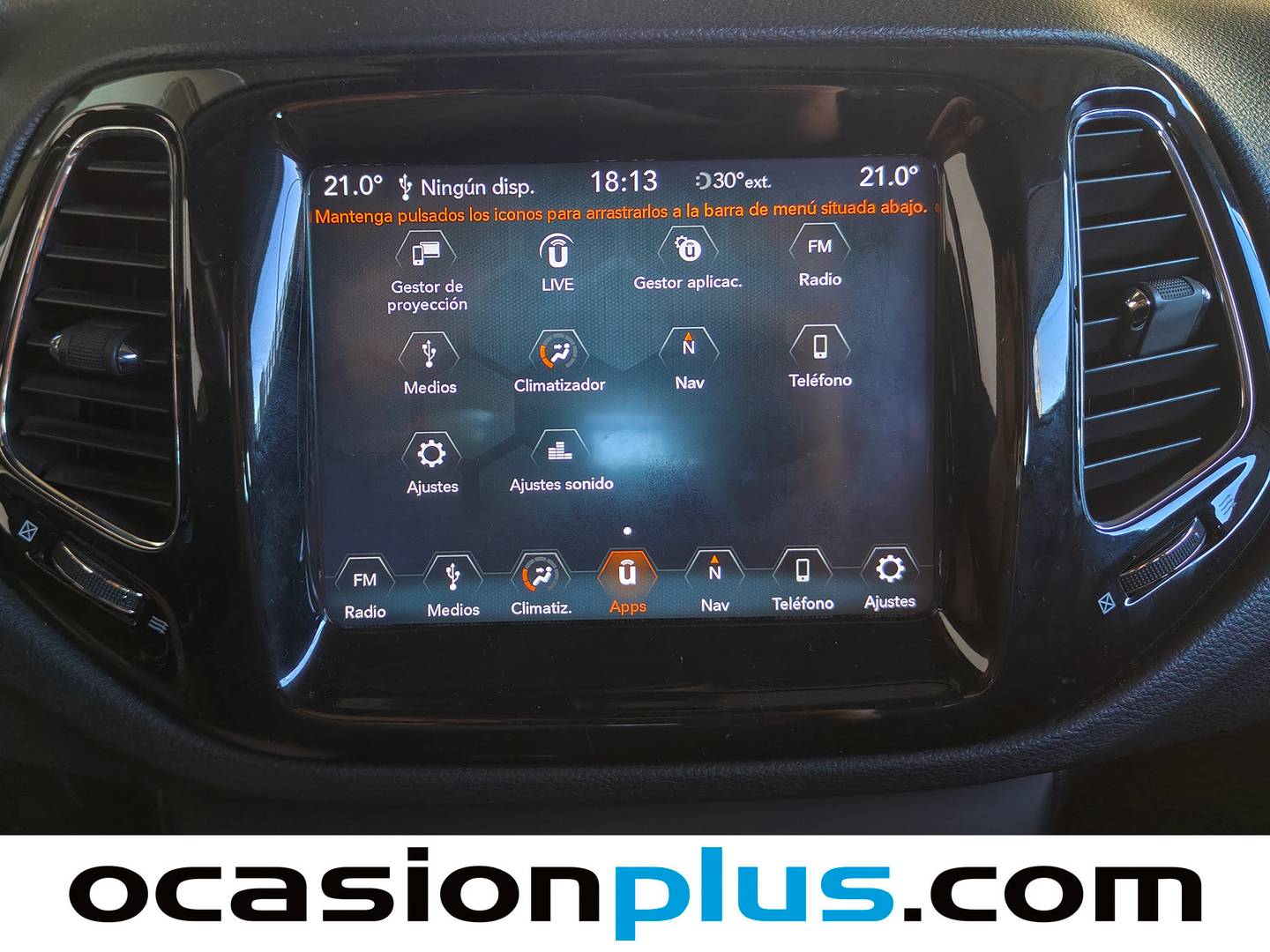 Equipamiento del Jeep Compass Jeep Compass 1.6 Multijet Night Eagle 4x2 (120 CV)