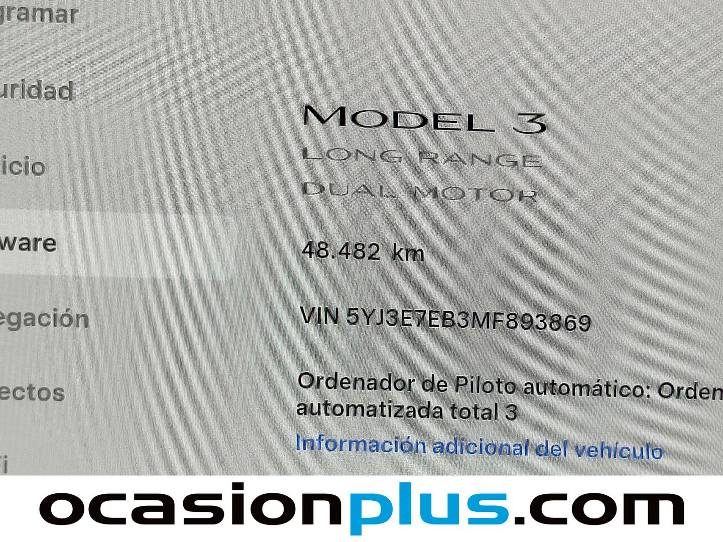 Tesla Model 3 Tesla Model 3 Gran Autonomía AWD (498 CV) seminuevo